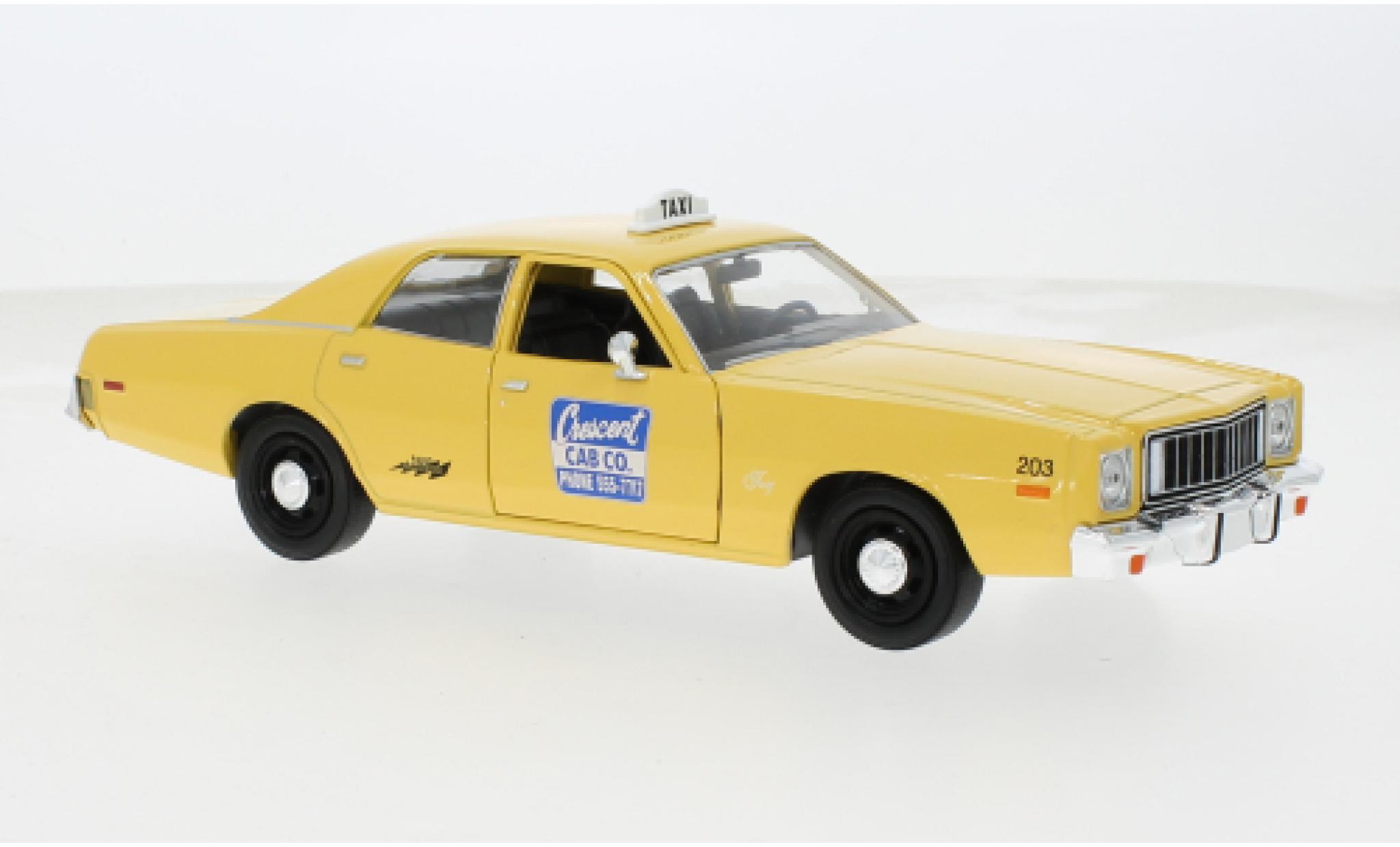 Plymouth Fury 1/24 Greenlight 1975 Taxi (USA) 1:24 modellino in miniatura