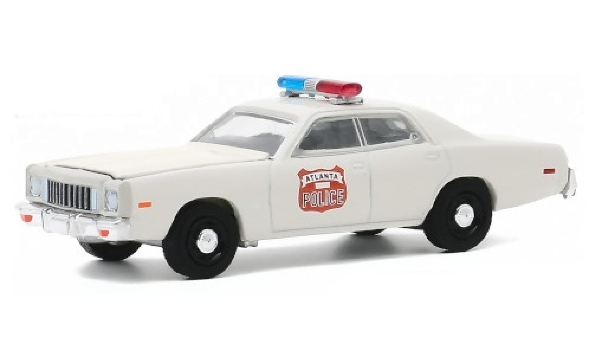 Plymouth Fury 1/64 Greenlight Atlanta Police 1975 modellino in miniatura