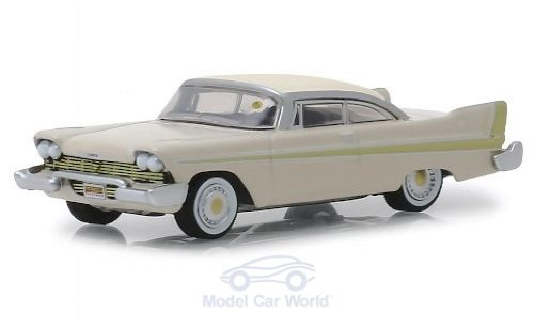 Plymouth Fury 1/64 Greenlight Golden Commando beige 1958 modellino in miniatura