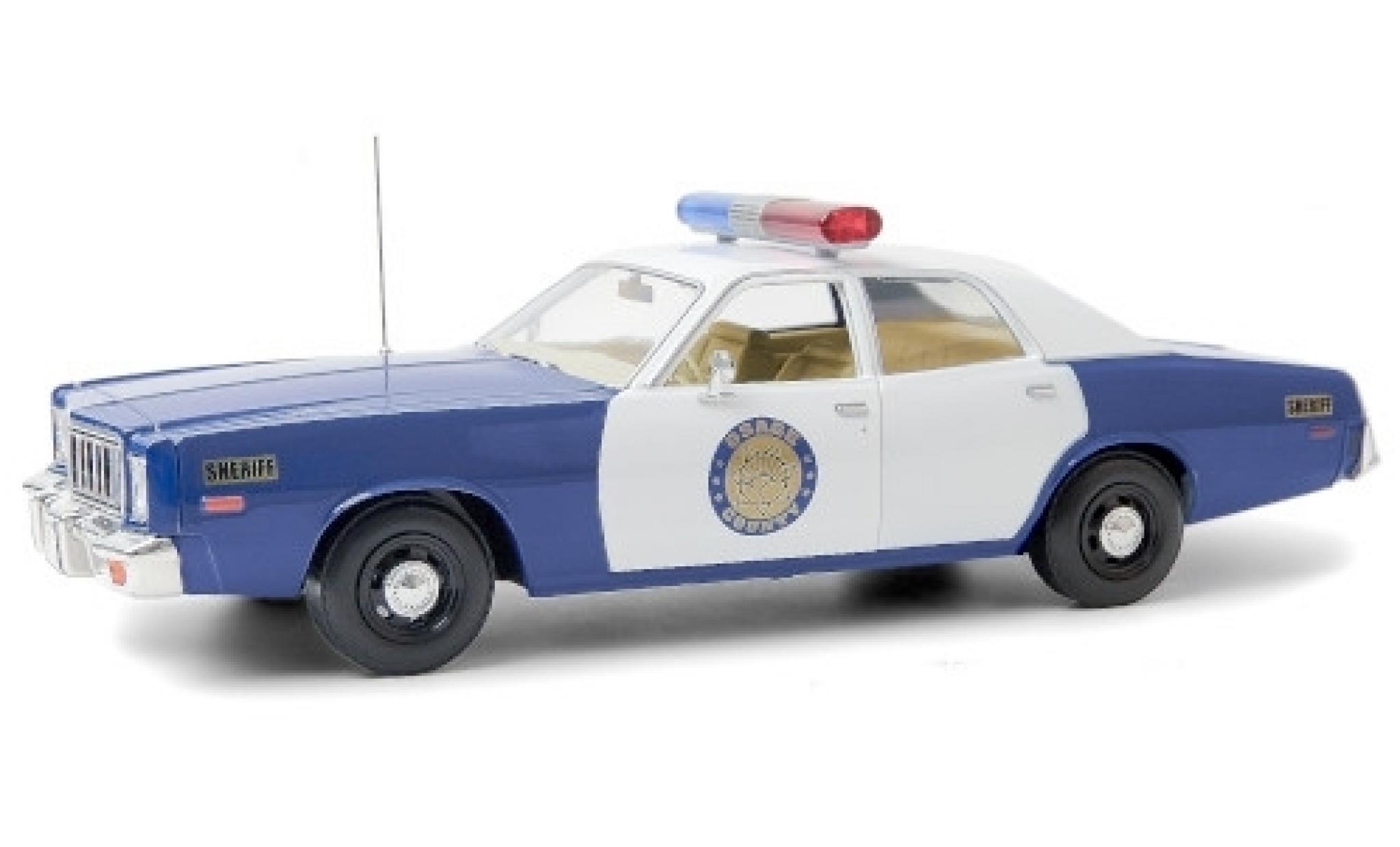 Plymouth Fury 1/64 Greenlight Osage County Sheriff 1975 modellino in miniatura
