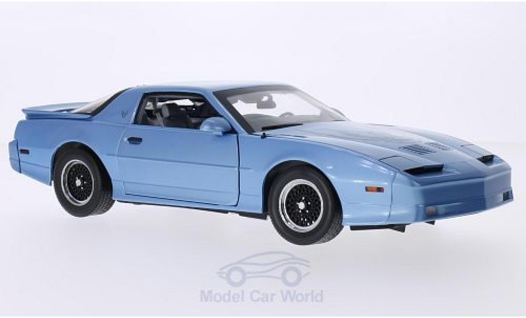 Pontiac Firebird 1/18 Greenlight Trans Am GTA metallico blu/Dekor 1989 modellino in miniatura