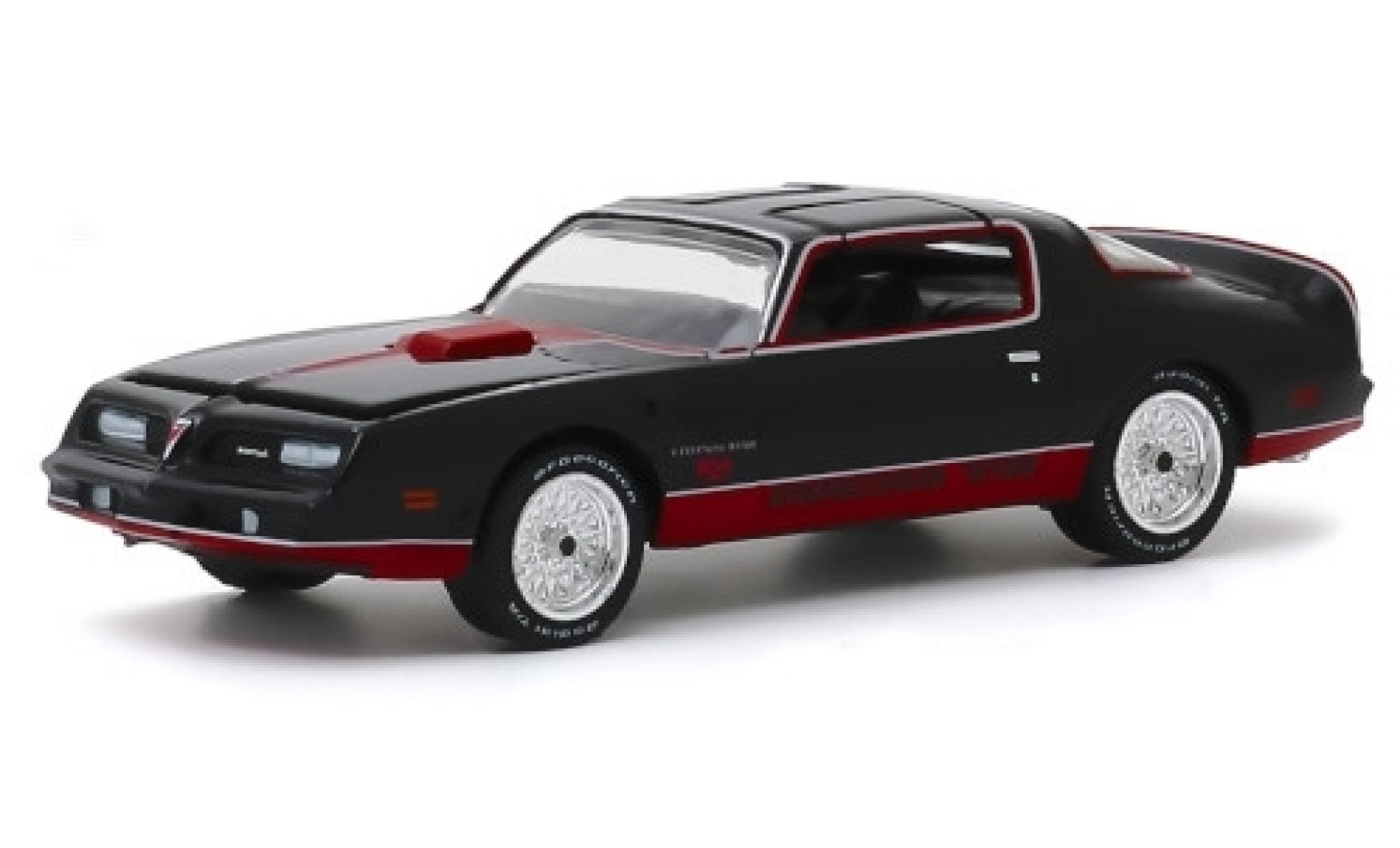 Pontiac Firebird 1/64 Greenlight Trans Am nero/Dekor Macho T/A 1978 No.104 modellino in miniatura