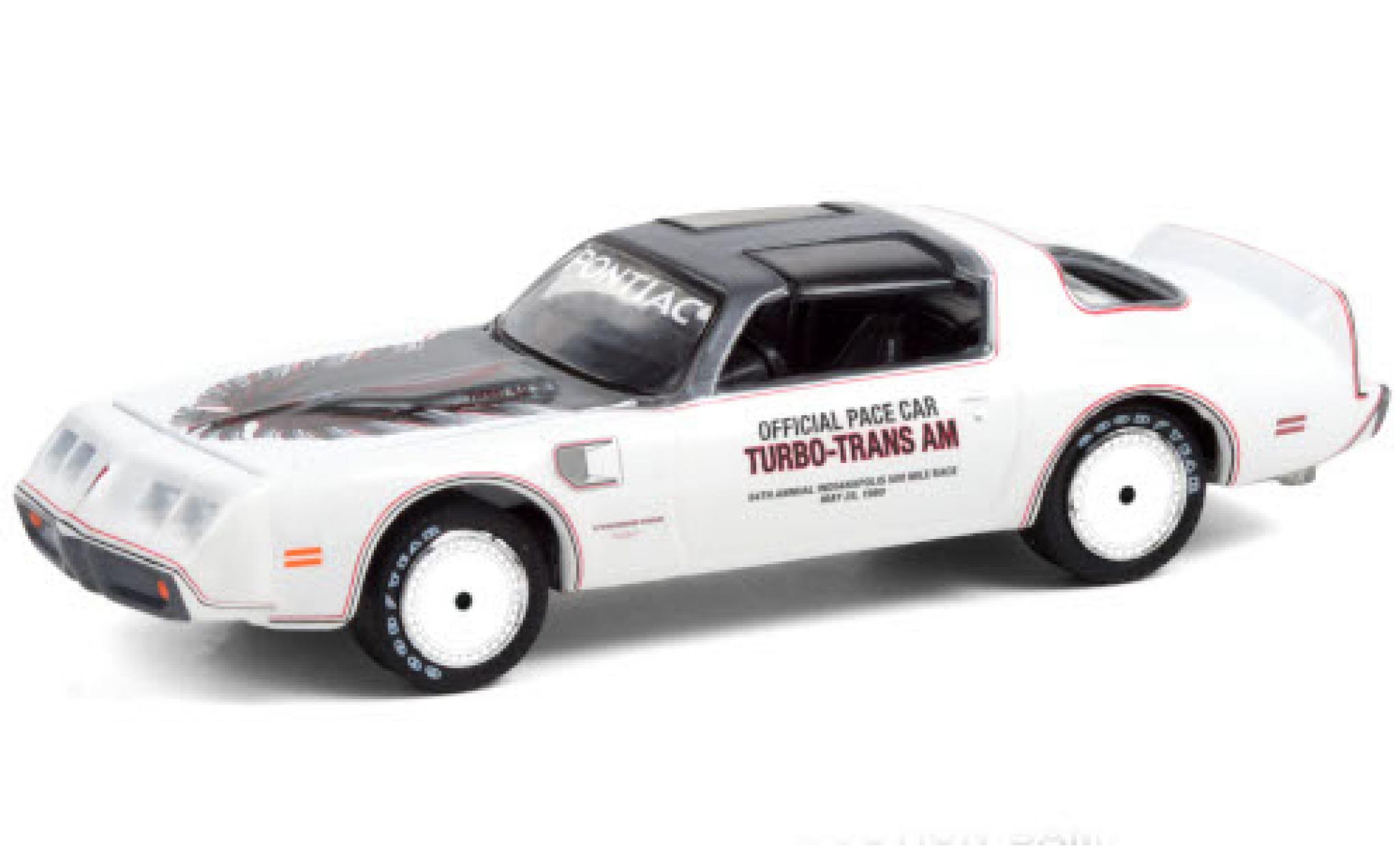 Pontiac Firebird 1/64 Greenlight Turbo-Trans Am Indy 500 - Official Pace Car 1980 64th Annual Indianapolis 500 Mile Race modellino in miniatura