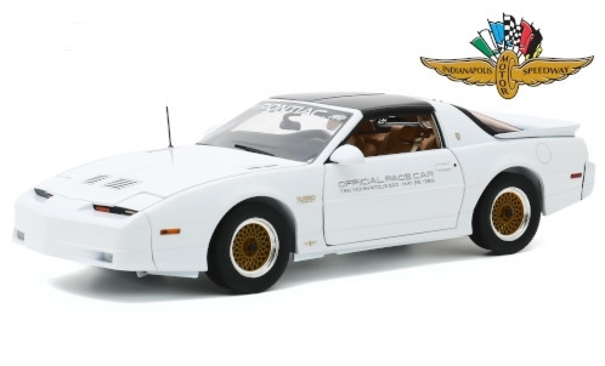 Pontiac Firebird 1/18 Greenlight Turbo Trans Am Official Pace Car 1989 73rd Indianapolis 500 modellino in miniatura