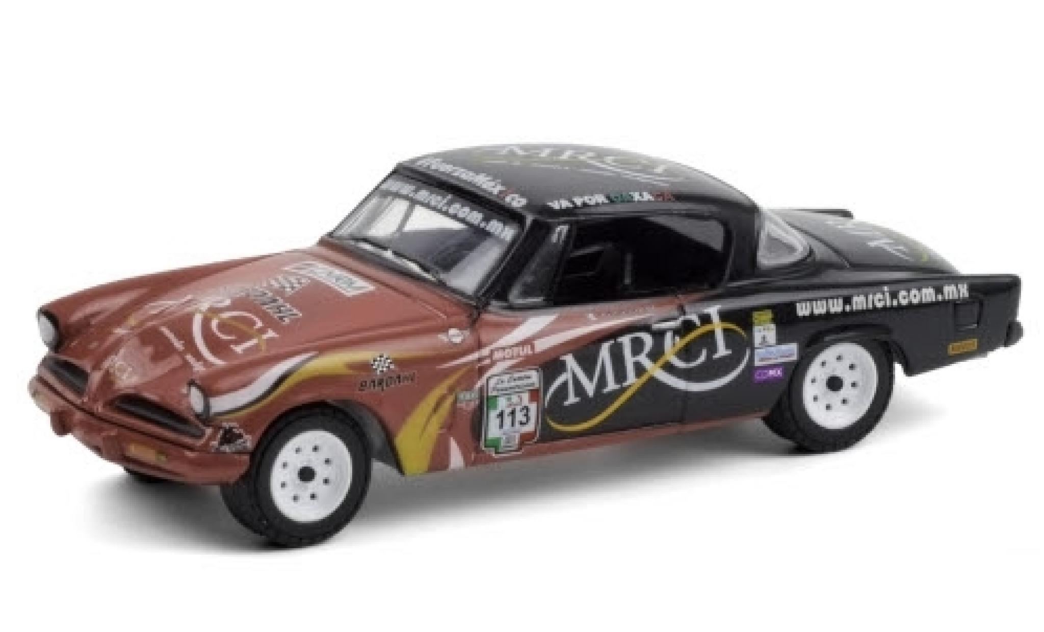 Studebaker Champion 1/64 Greenlight No.113 MRCI Carrera Panamericana Mexico 1953 L.Velazquez modellino in miniatura