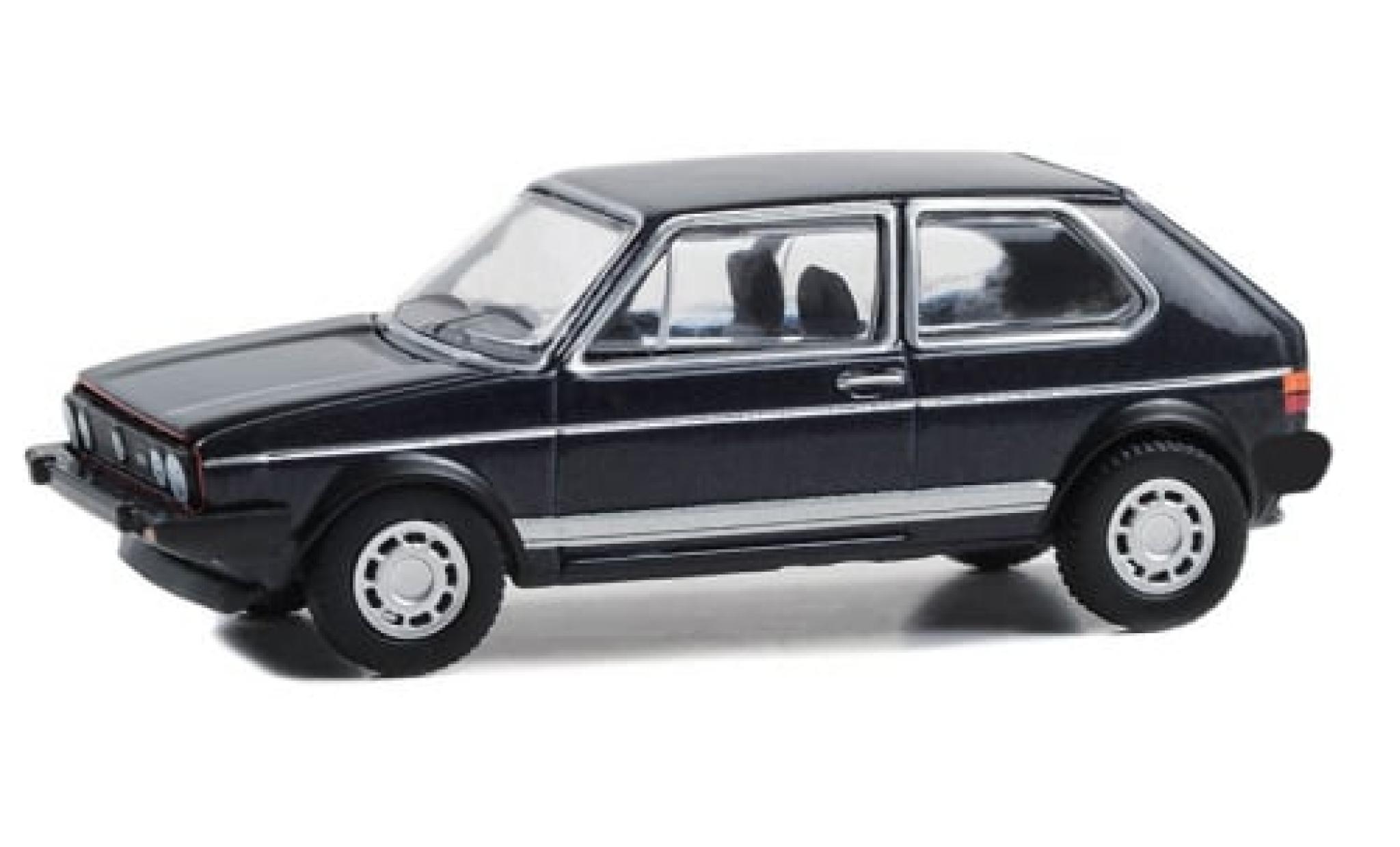 Volkswagen Golf 1/64 Greenlight I GTI metallise blau 1983 1:64 modellino in miniatura