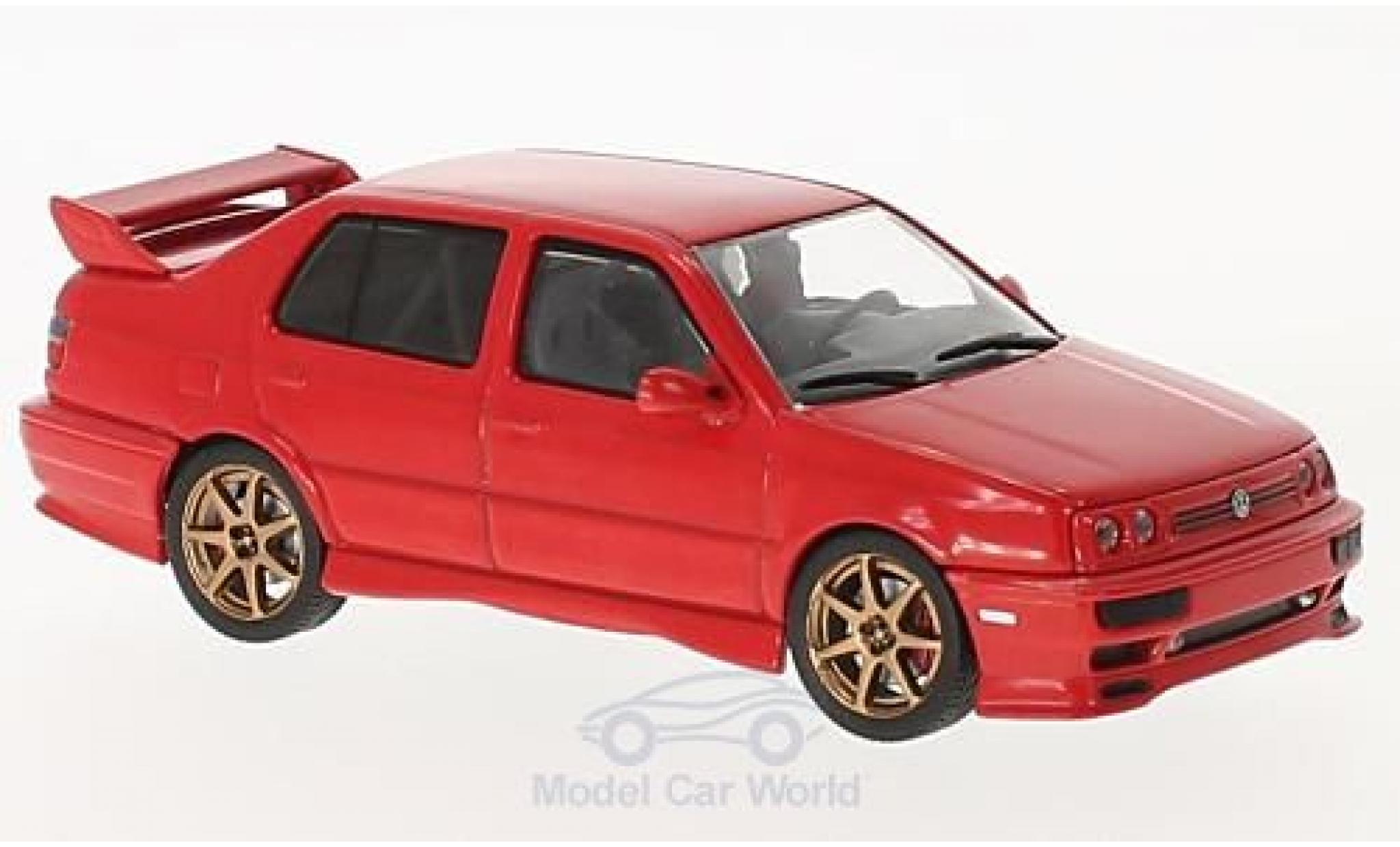 Volkswagen Jetta 1/43 Greenlight A3 rosso 1995 modellino in miniatura