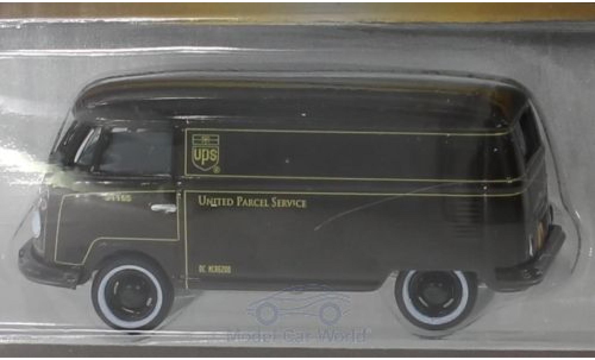Volkswagen T1 1/64 Greenlight Kastenwagen UPS modellino in miniatura