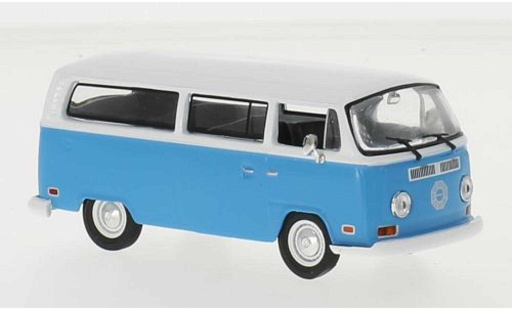 Volkswagen T2 1/43 Greenlight Bus blu/bianco Lost 1971 DHARMA Van modellino in miniatura