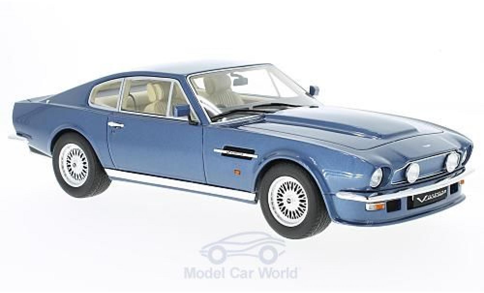 Aston Martin V8 1/18 GT Spirit Vantage V580 X-Pack metallico blu modellino in miniatura