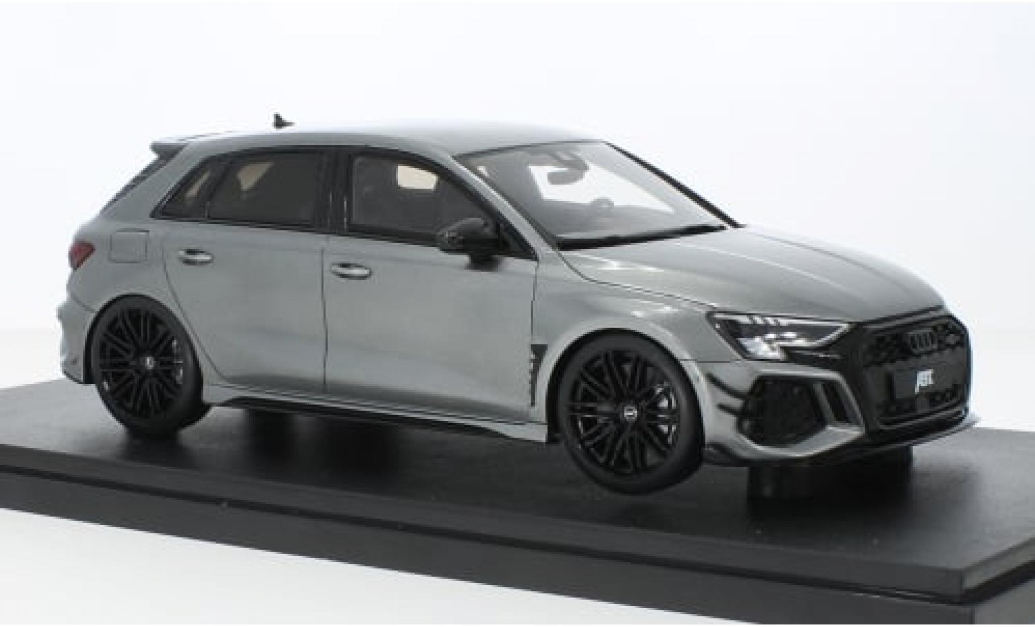 Audi RS3 1/18 GT Spirit -R metallise grau 1:18 modellino in miniatura