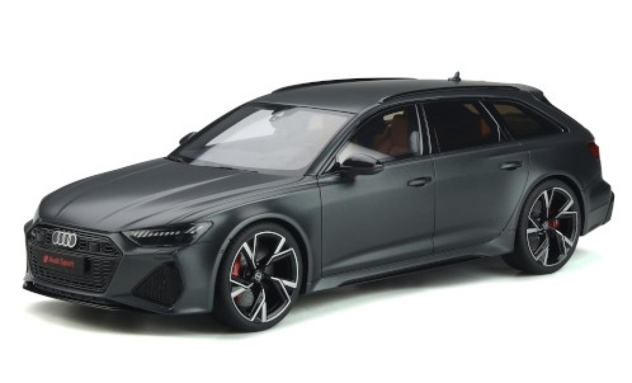 Audi RS6 1/18 GT Spirit Avant (C8) matt-grigio 2020 modellino in miniatura