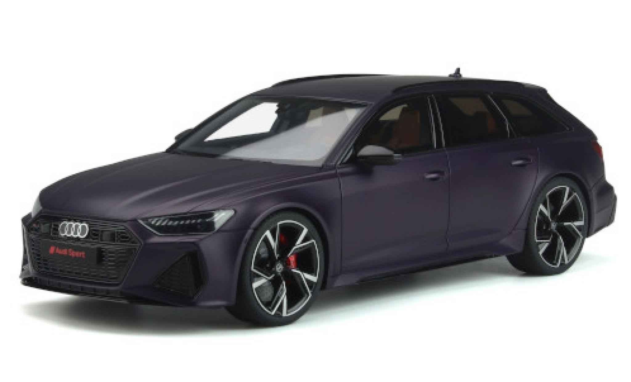 Audi RS6 1/18 GT Spirit Avant (C8) matt-lila 2020 modellino in miniatura