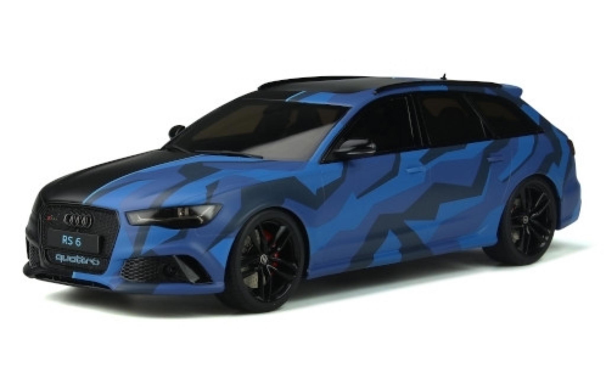 Audi RS6 1/18 GT Spirit (C7) Avant GMK matt-nero/Dekor 2019 modellino in miniatura
