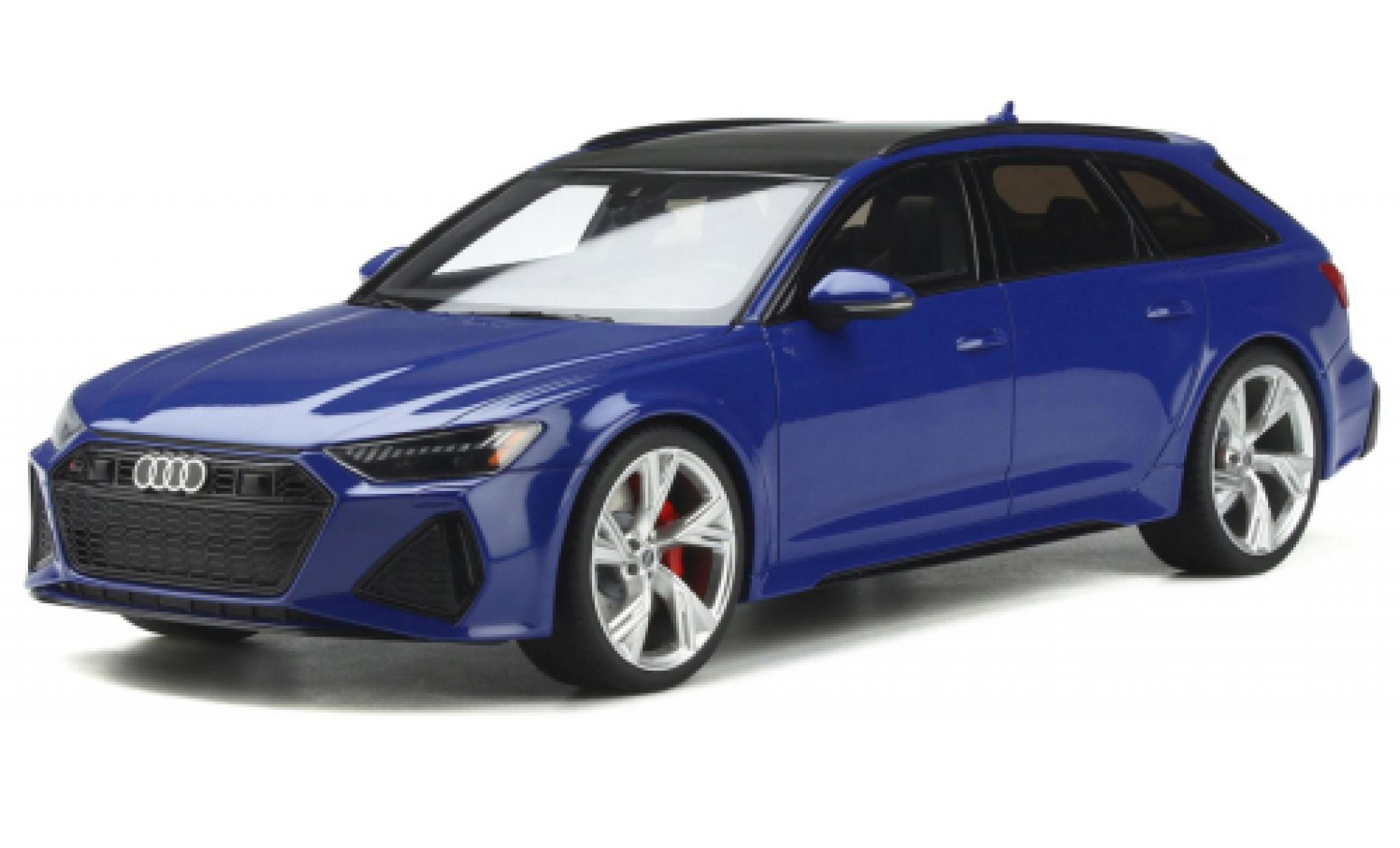 Audi RS6 1/18 GT Spirit (C8) Avant Tribute Edition blu 2020 modellino in miniatura