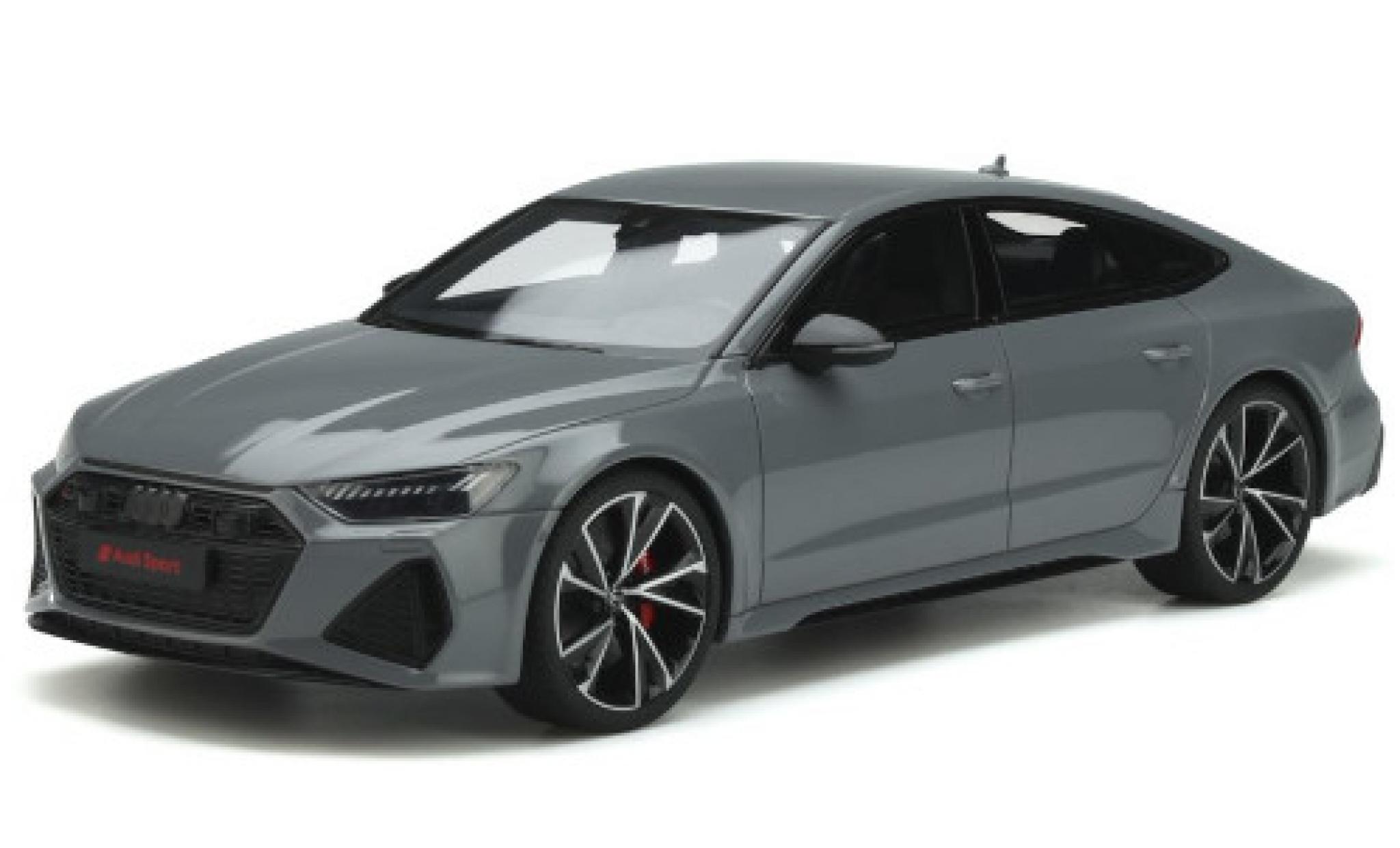 Audi RS7 1/18 GT Spirit Sportback grigio 2020 modellino in miniatura