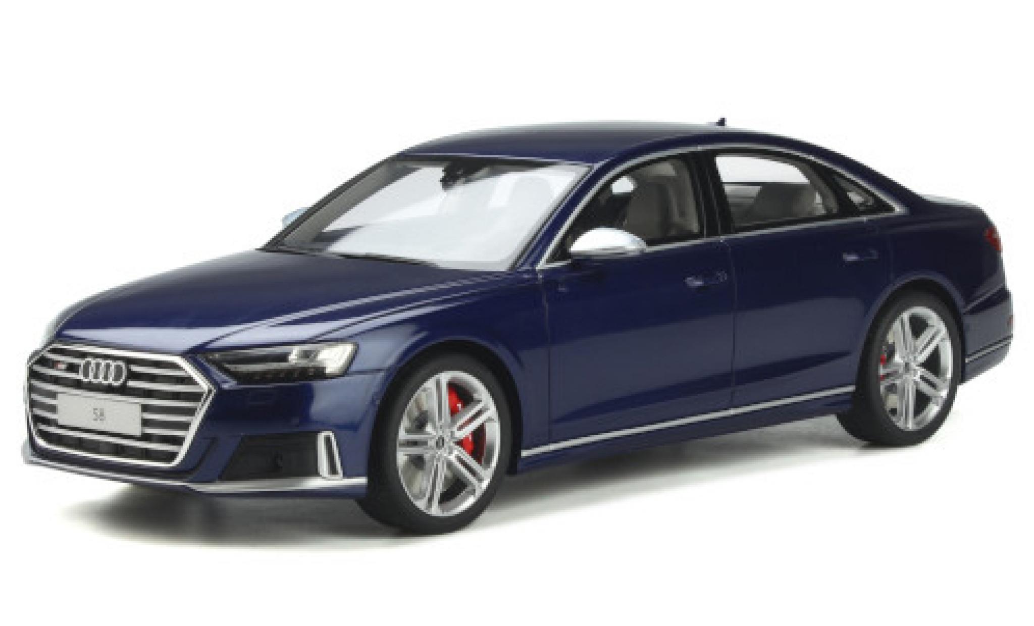 Audi S8 1/18 GT Spirit (D5) metallico blu 2020 modellino in miniatura
