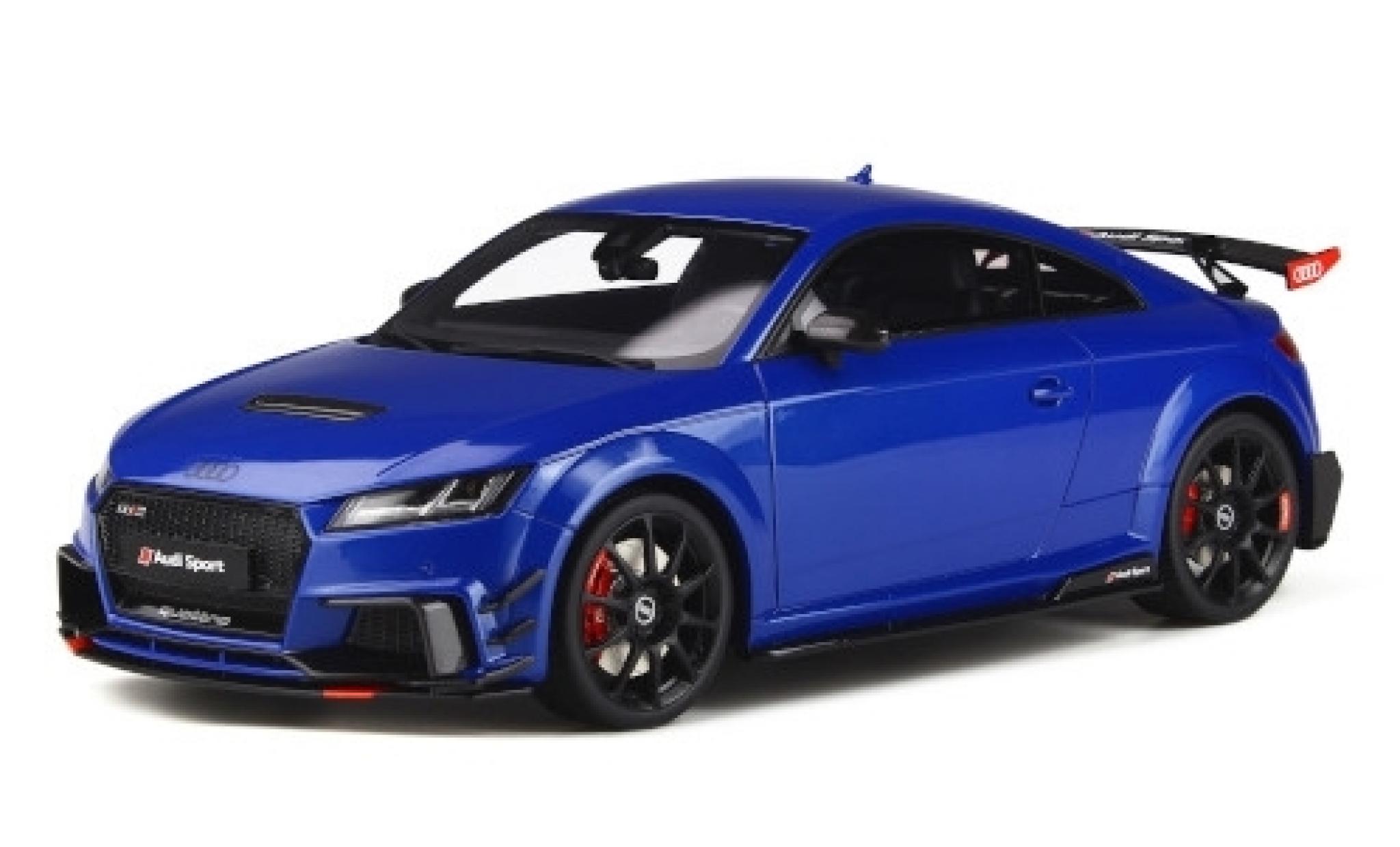 Audi TT 1/18 GT Spirit RS Performance Parts blu modellino in miniatura