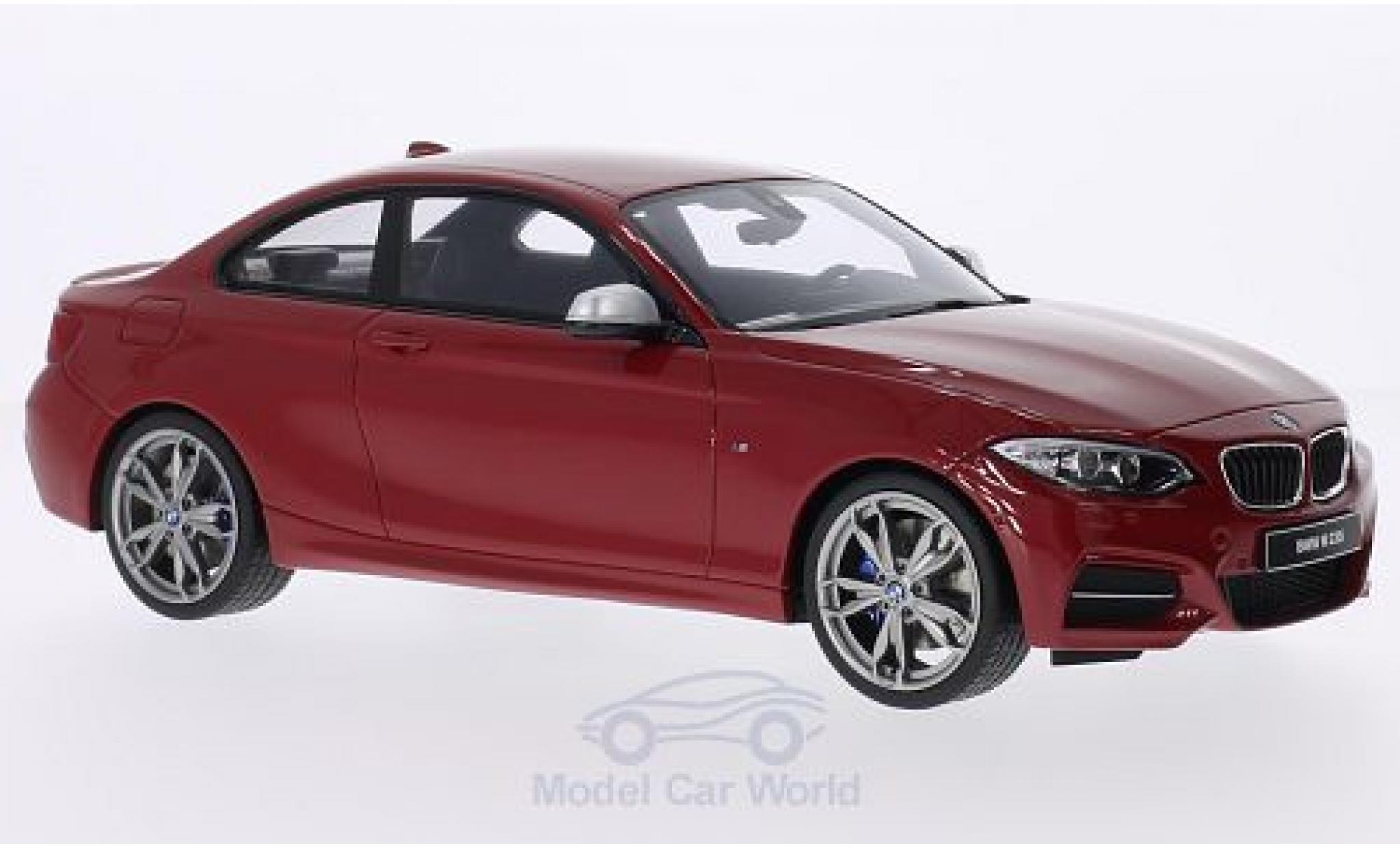 Bmw M2 F22 1/18 GT Spirit 35i (F22) metallico rosso Türen und Hauben geschlossen modellino in miniatura