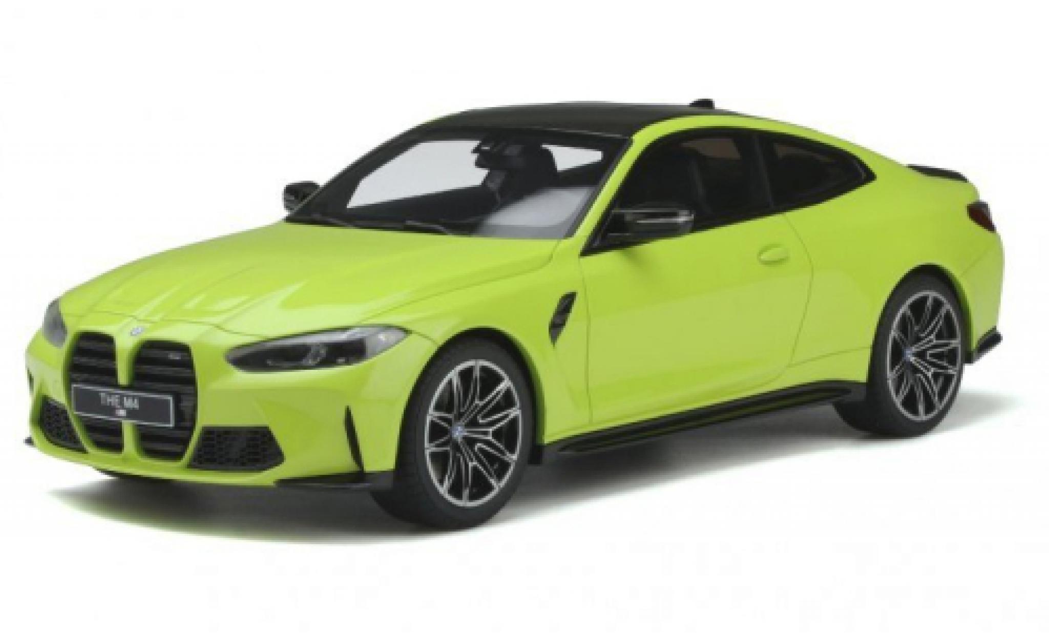 Bmw M4 1/18 GT Spirit (G82) giallo modellino in miniatura