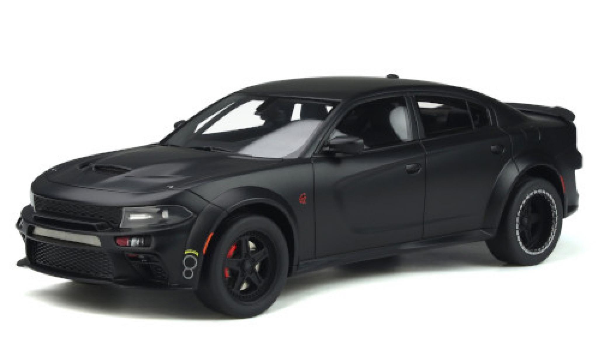 Dodge Charger 1/18 GT Spirit SRT Hellcat Widebody Tuned by Speedkore matt-nero 2020 modellino in miniatura