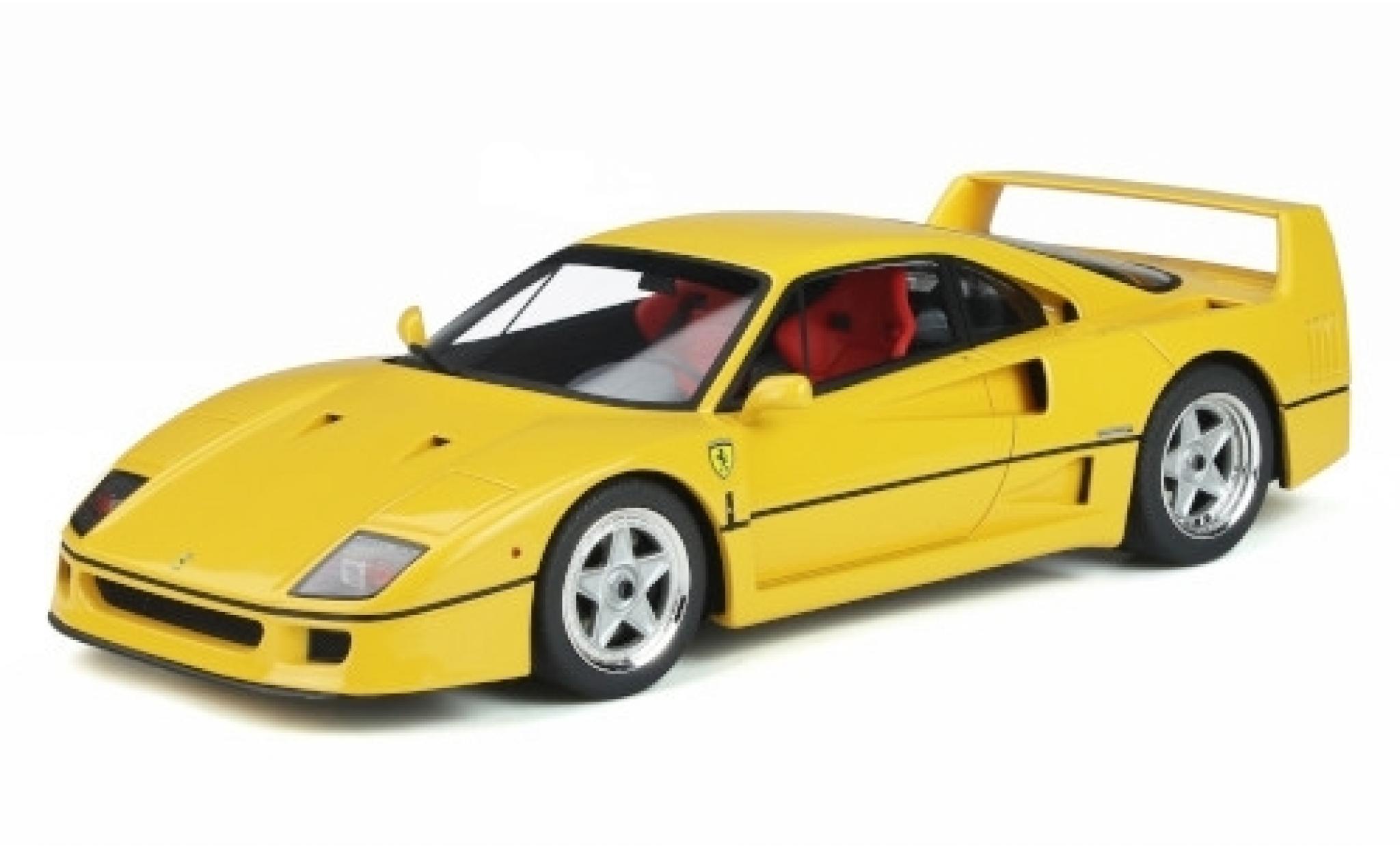 Ferrari F40 1/18 GT Spirit giallo 1987 modellino in miniatura