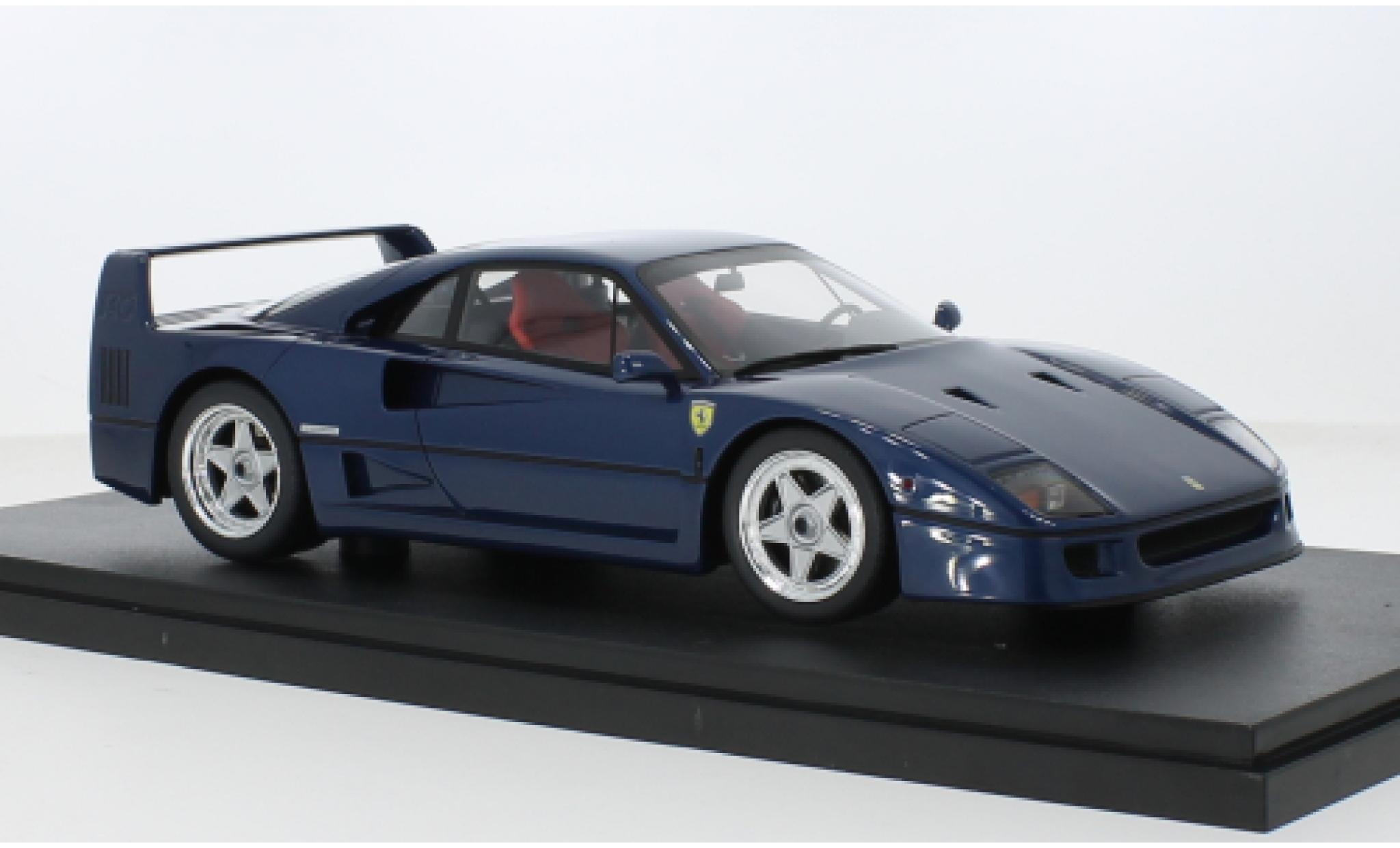 Ferrari F40 1/18 GT Spirit metallise blau 1:18 modellino in miniatura