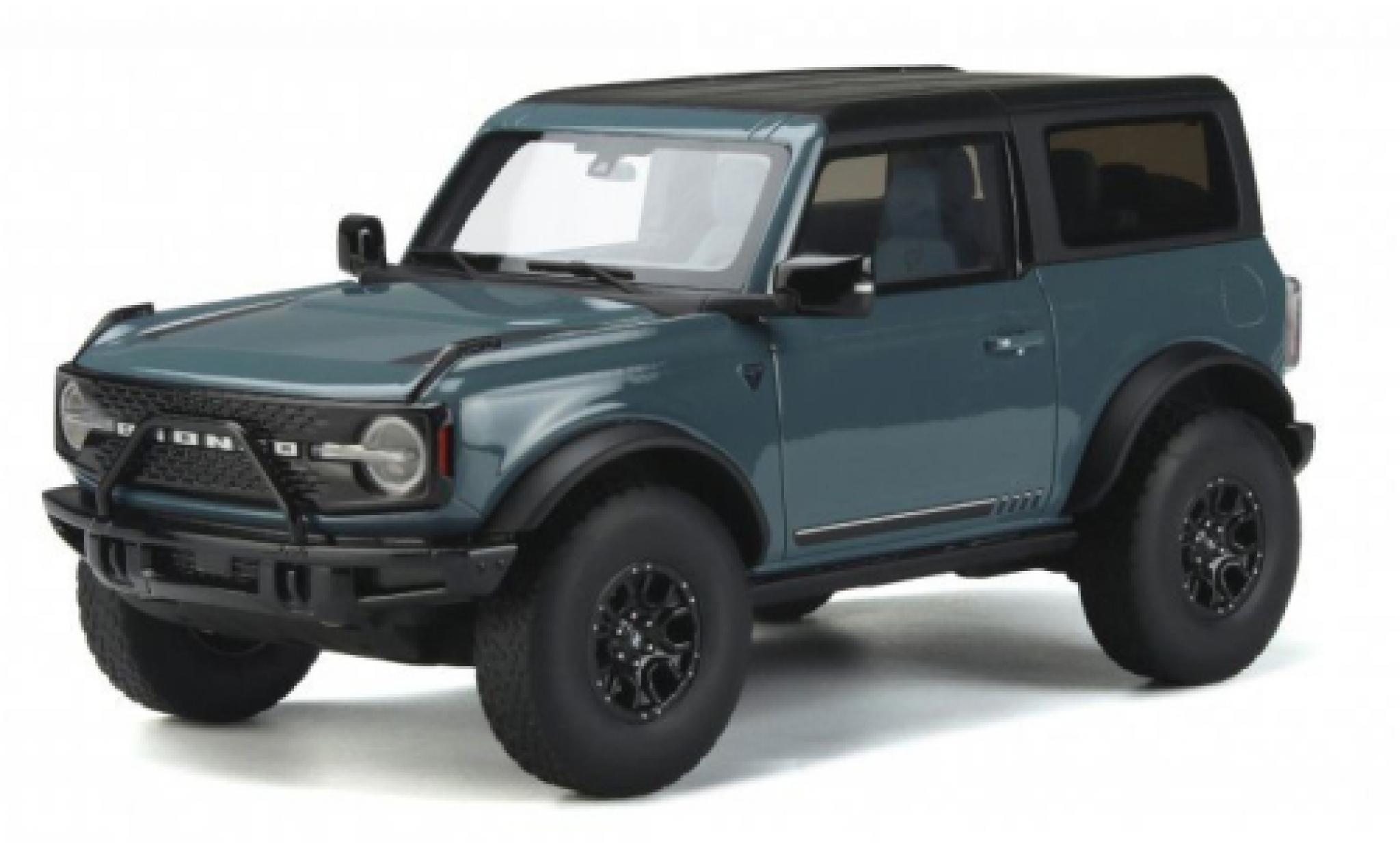 Ford Bronco 1/18 GT Spirit First Edition grigio/nero 2021 modellino in miniatura