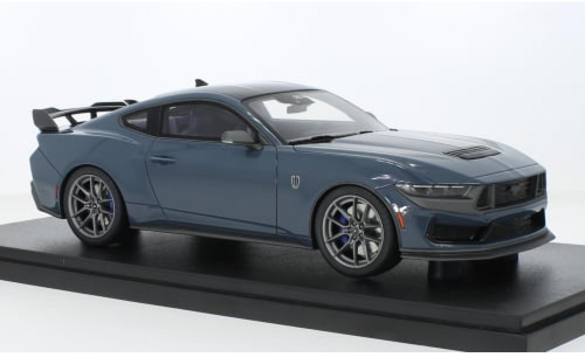 Ford Mustang 1/18 GT Spirit Dark Horse matt-blau 2023 1:18 modellino in miniatura