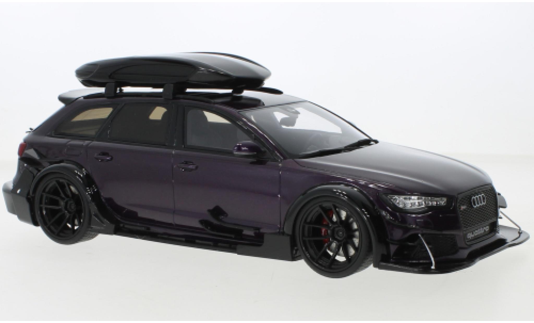 Audi RS6 1/18 GT Spirit Avant (C7) metallise porpora modellino in miniatura