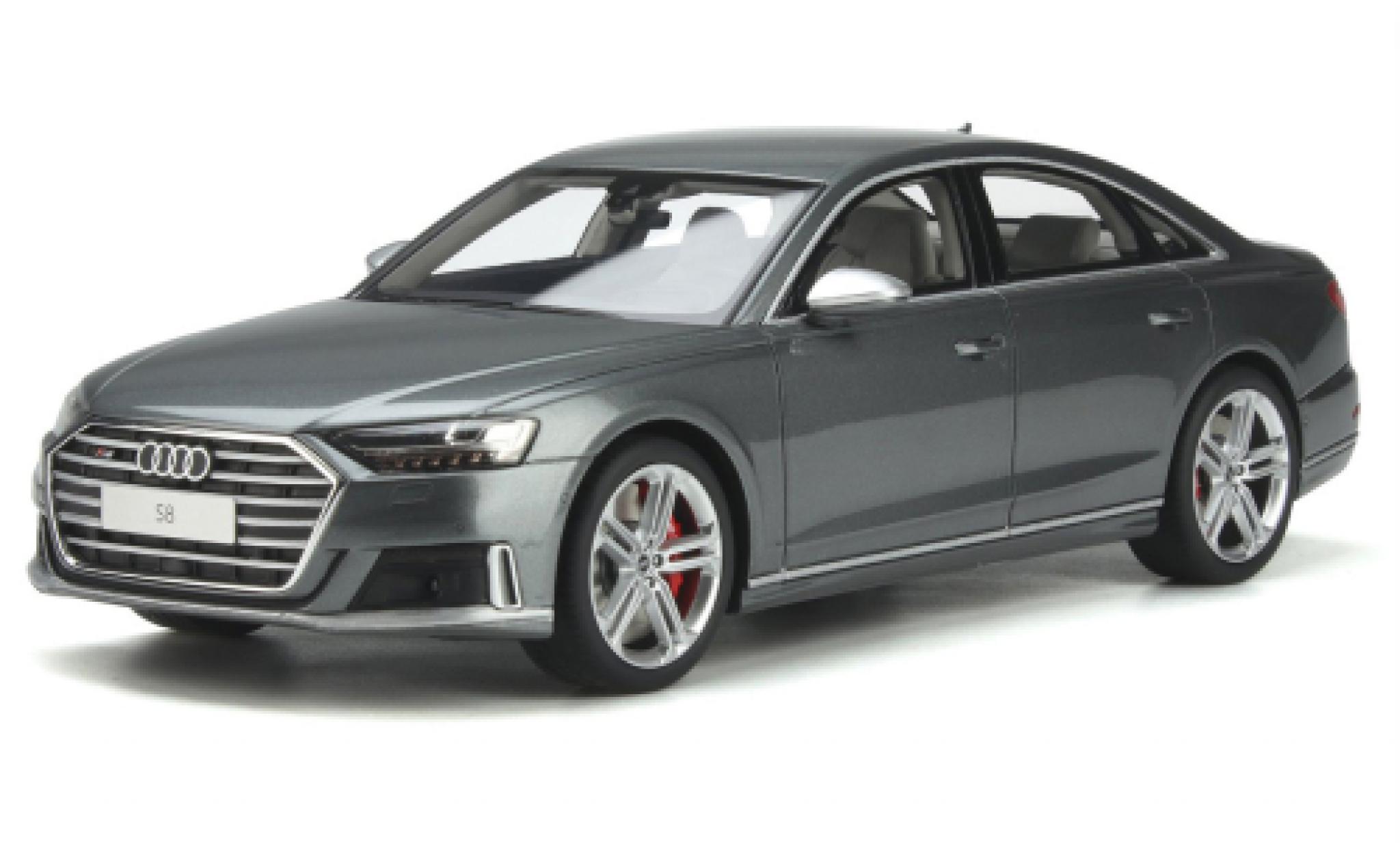 Audi S8 1/18 GT Spirit metallise grigio 2020 modellino in miniatura