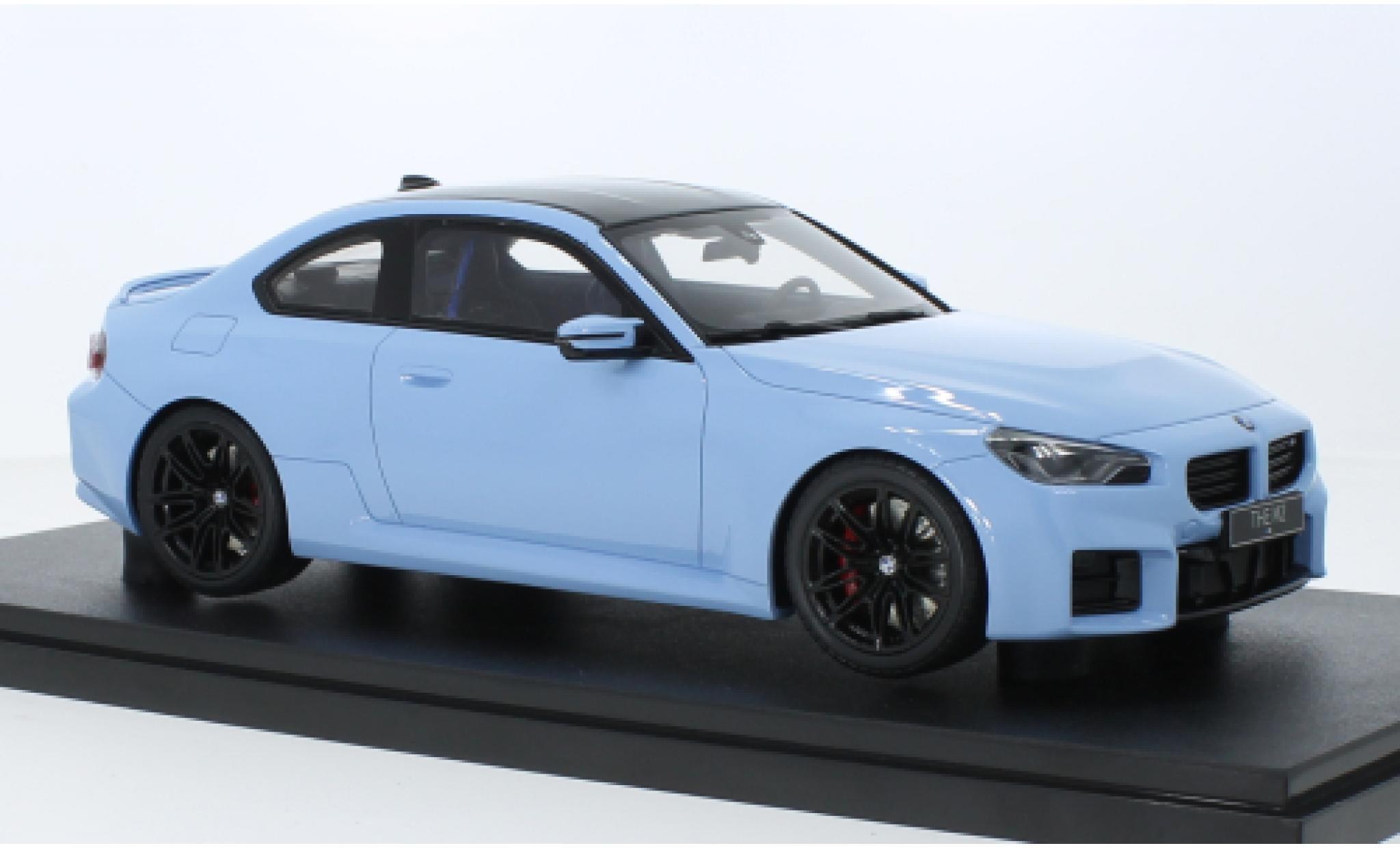 Bmw M2 1/18 GT Spirit (G87) metallise blu clair 2023 modellino in miniatura