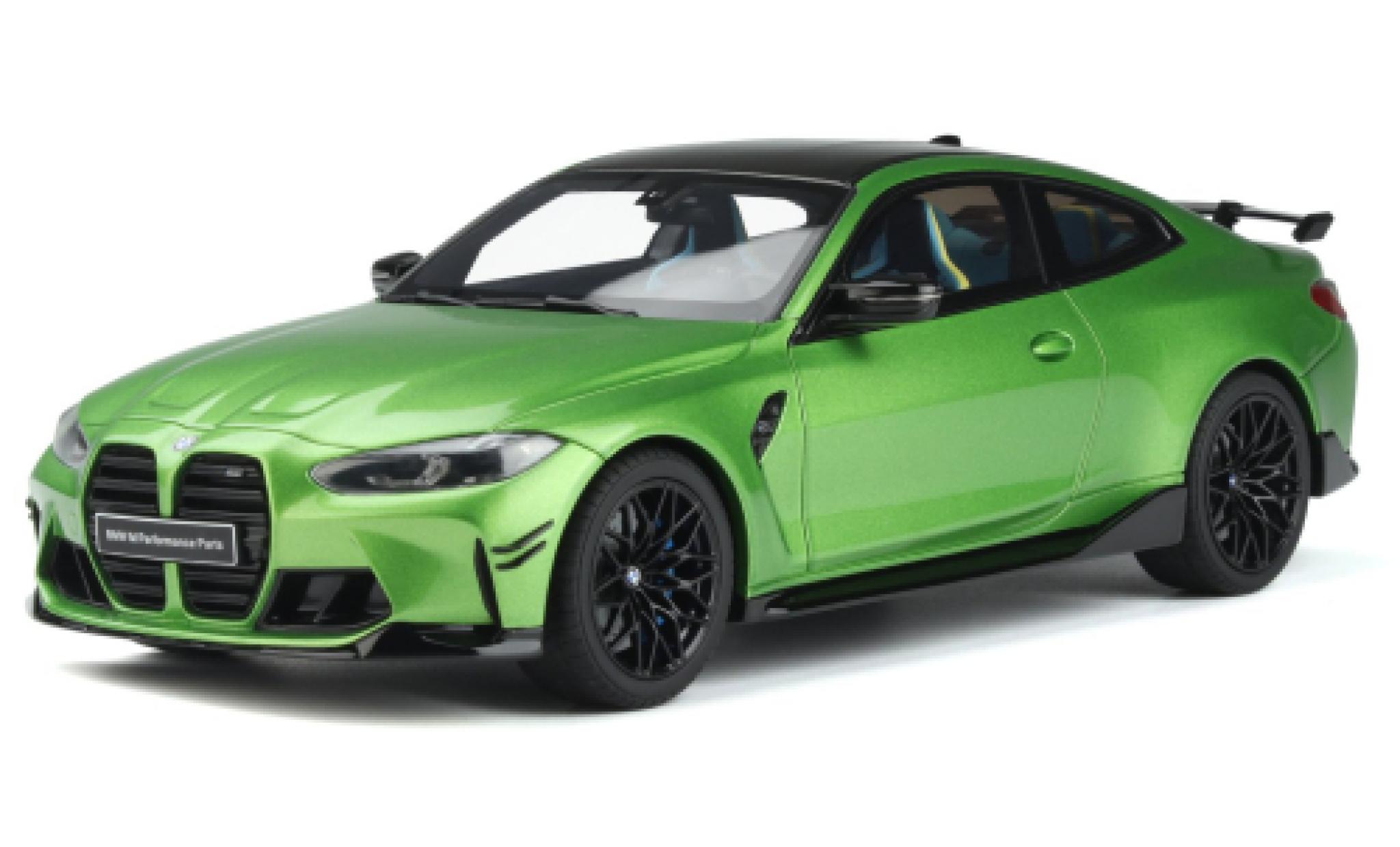 Bmw M4 1/18 GT Spirit (G82) Competition M Performance metallise verde 2021 modellino in miniatura