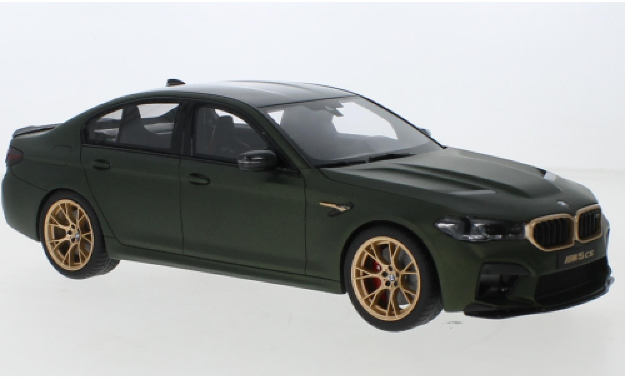 Bmw M5 1/18 GT Spirit CS (F90) mattverde 2021 modellino in miniatura