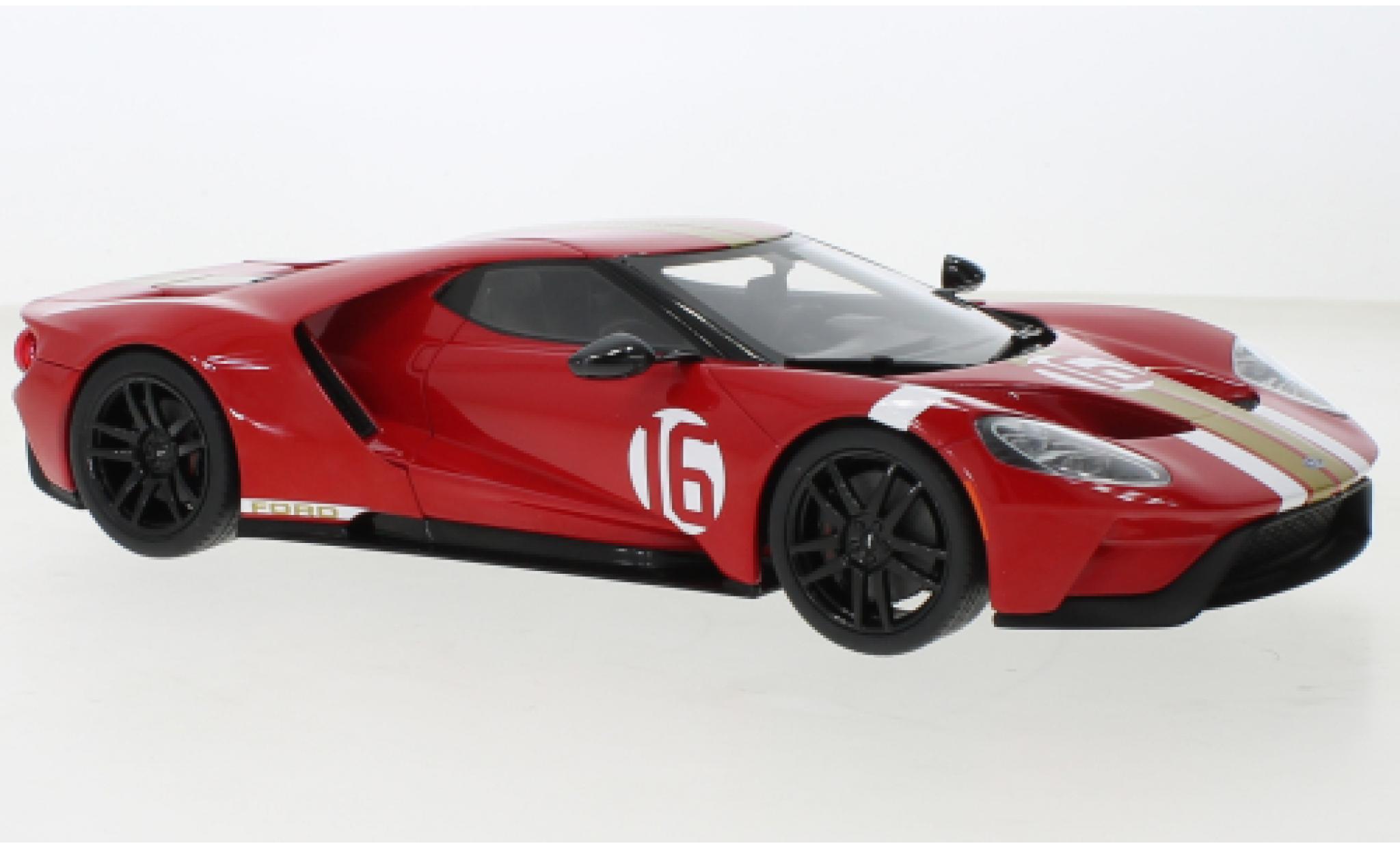 Ford GT 1/18 GT Spirit Heritage Edition rosso 2022 modellino in miniatura