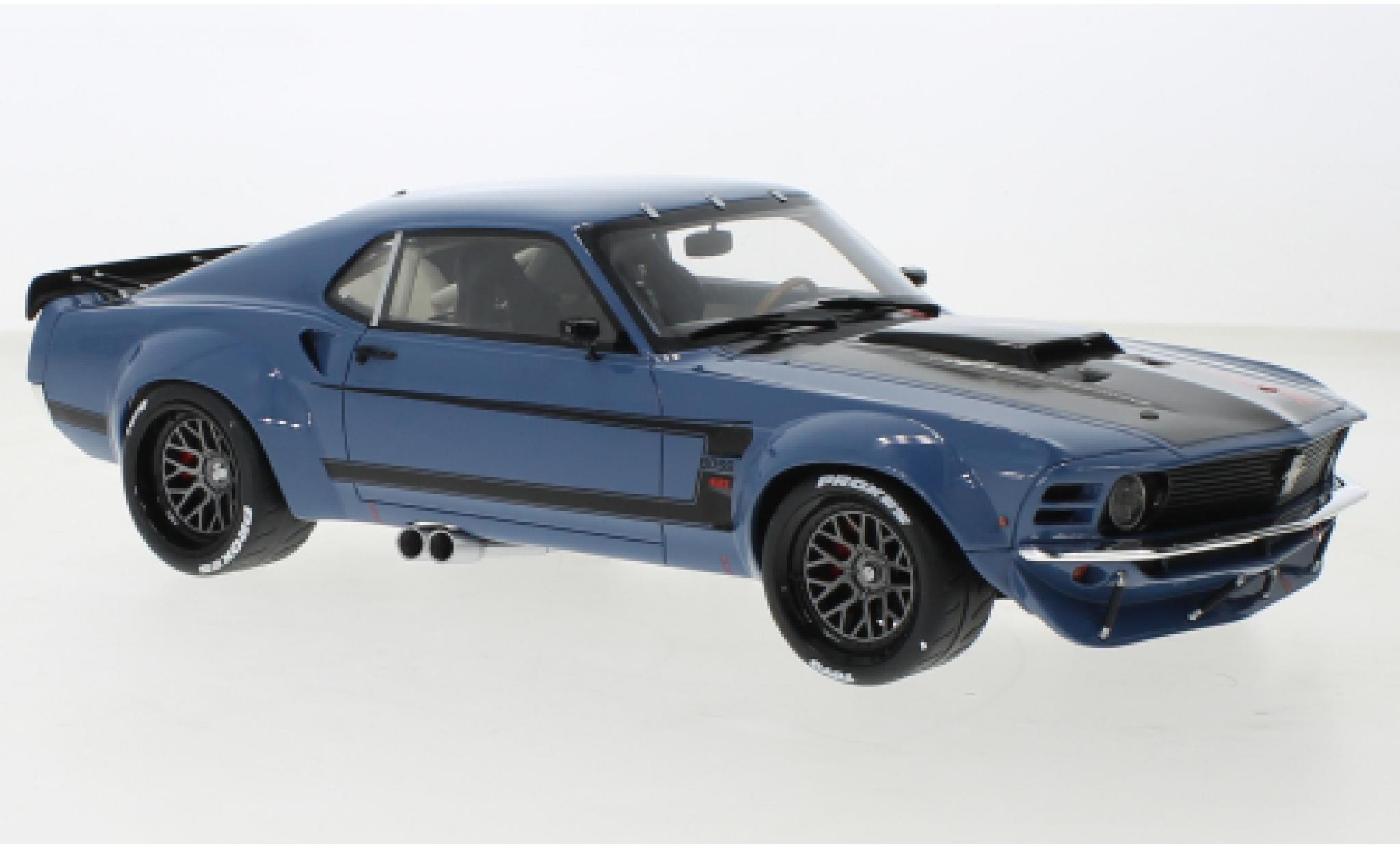 Ford Mustang 1/18 GT Spirit by Ruffian Cars blu 1970 modellino in miniatura