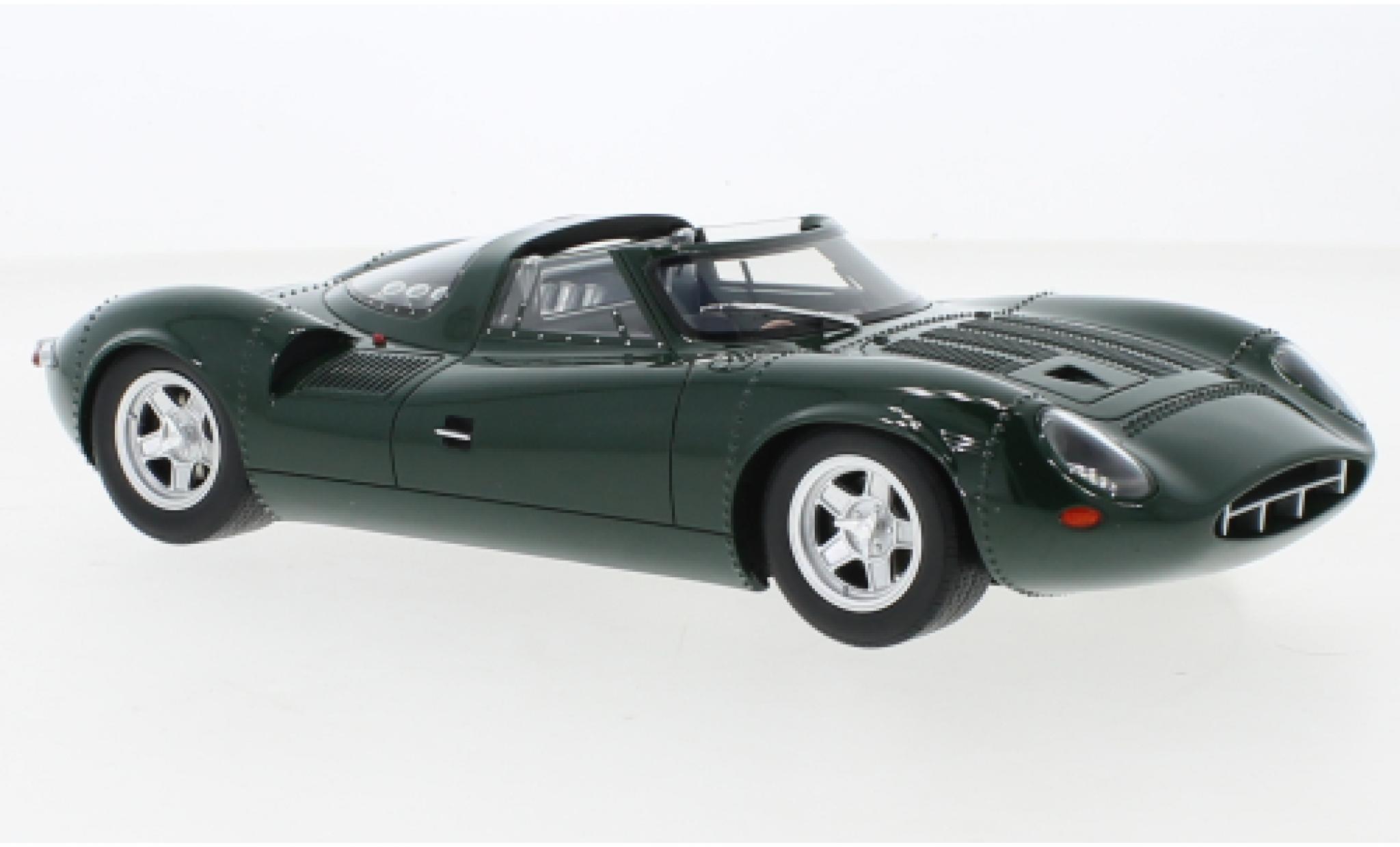 Jaguar XJ 1/18 GT Spirit 13 verde foncé RHD 1966 modellino in miniatura