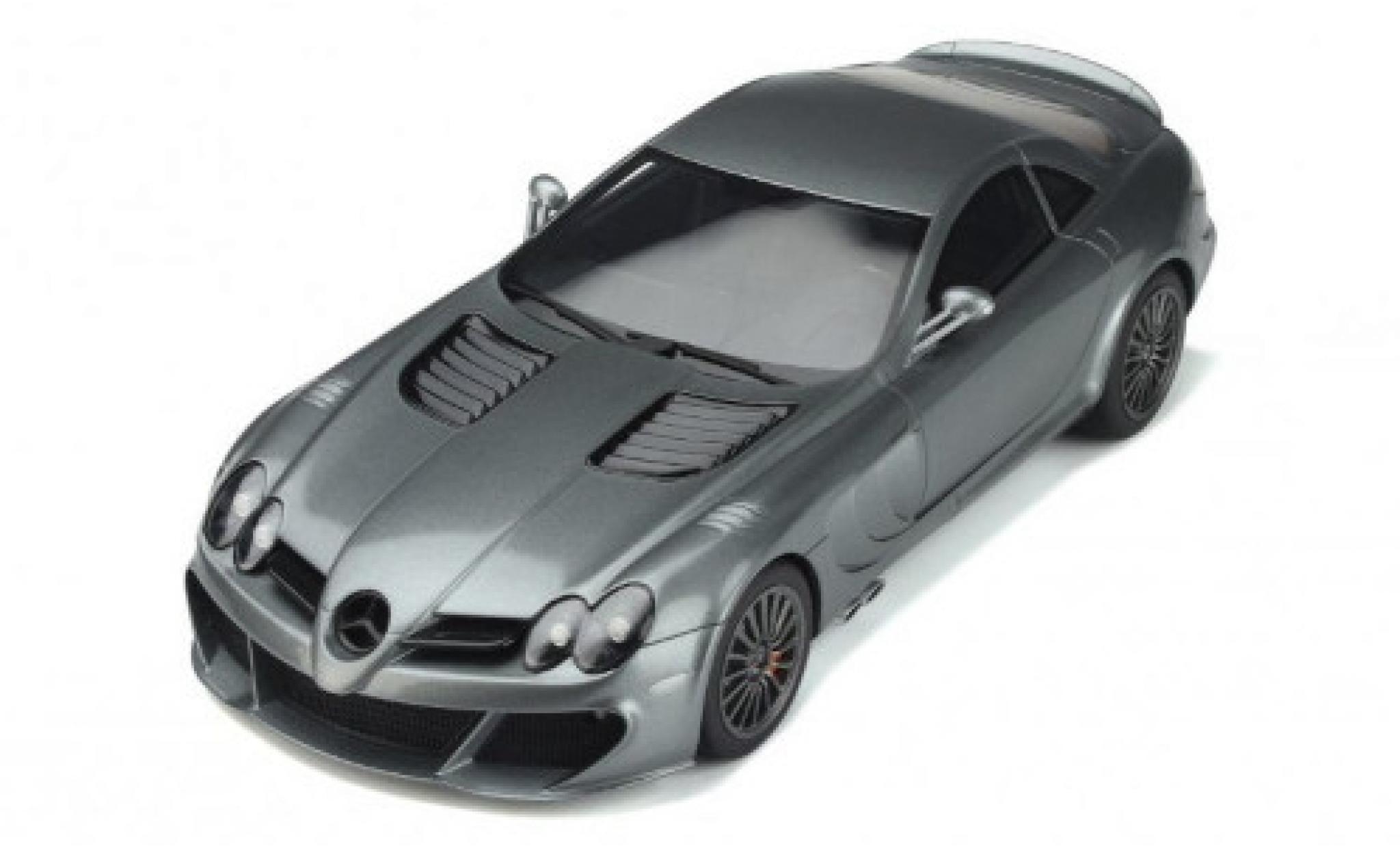 Mercedes SLR 1/18 GT Spirit MSO Edition metallise grigio 2008 modellino in miniatura