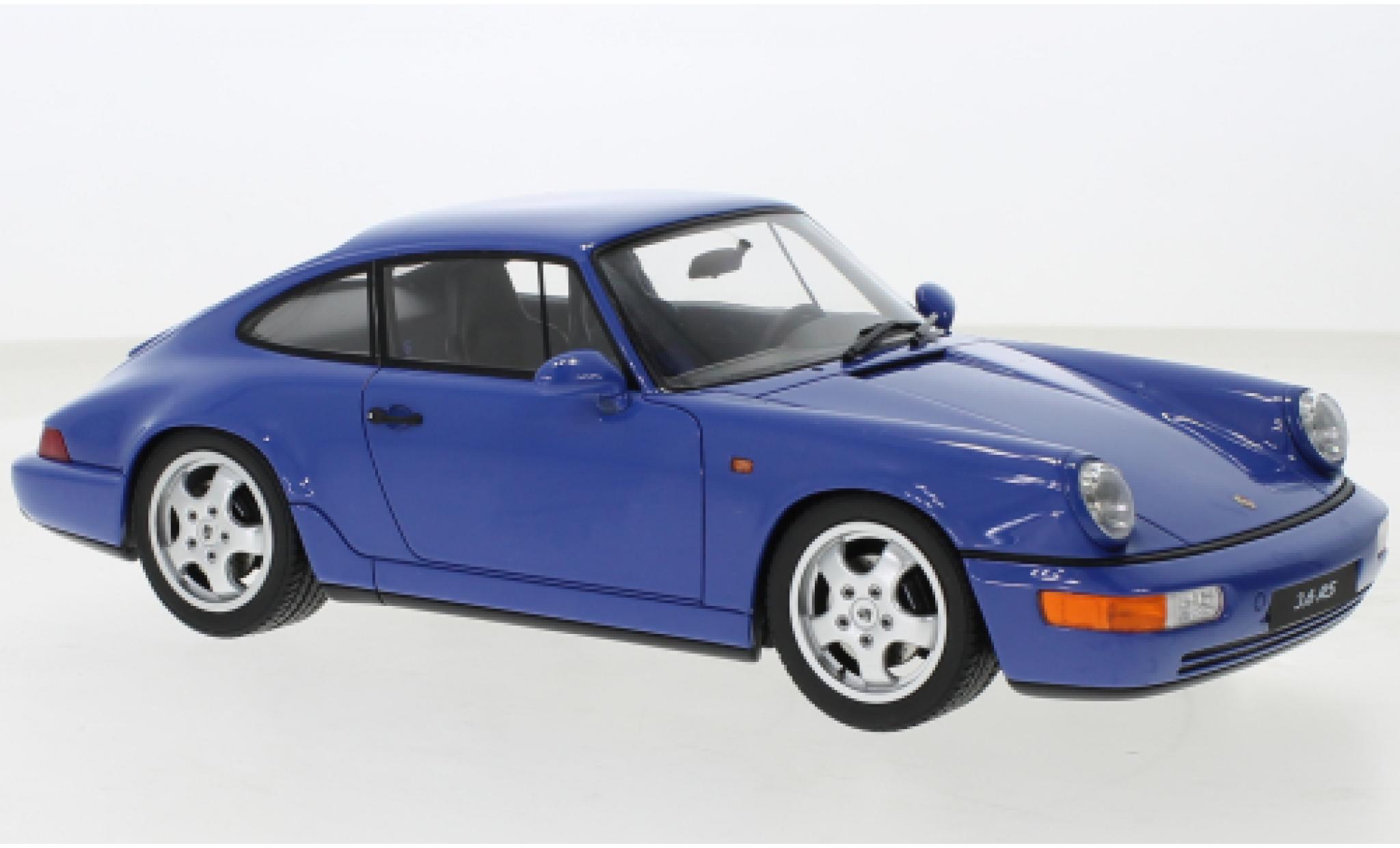 Porsche 964 RS 1/18 GT Spirit 911  Carrera blu 1992 modellino in miniatura