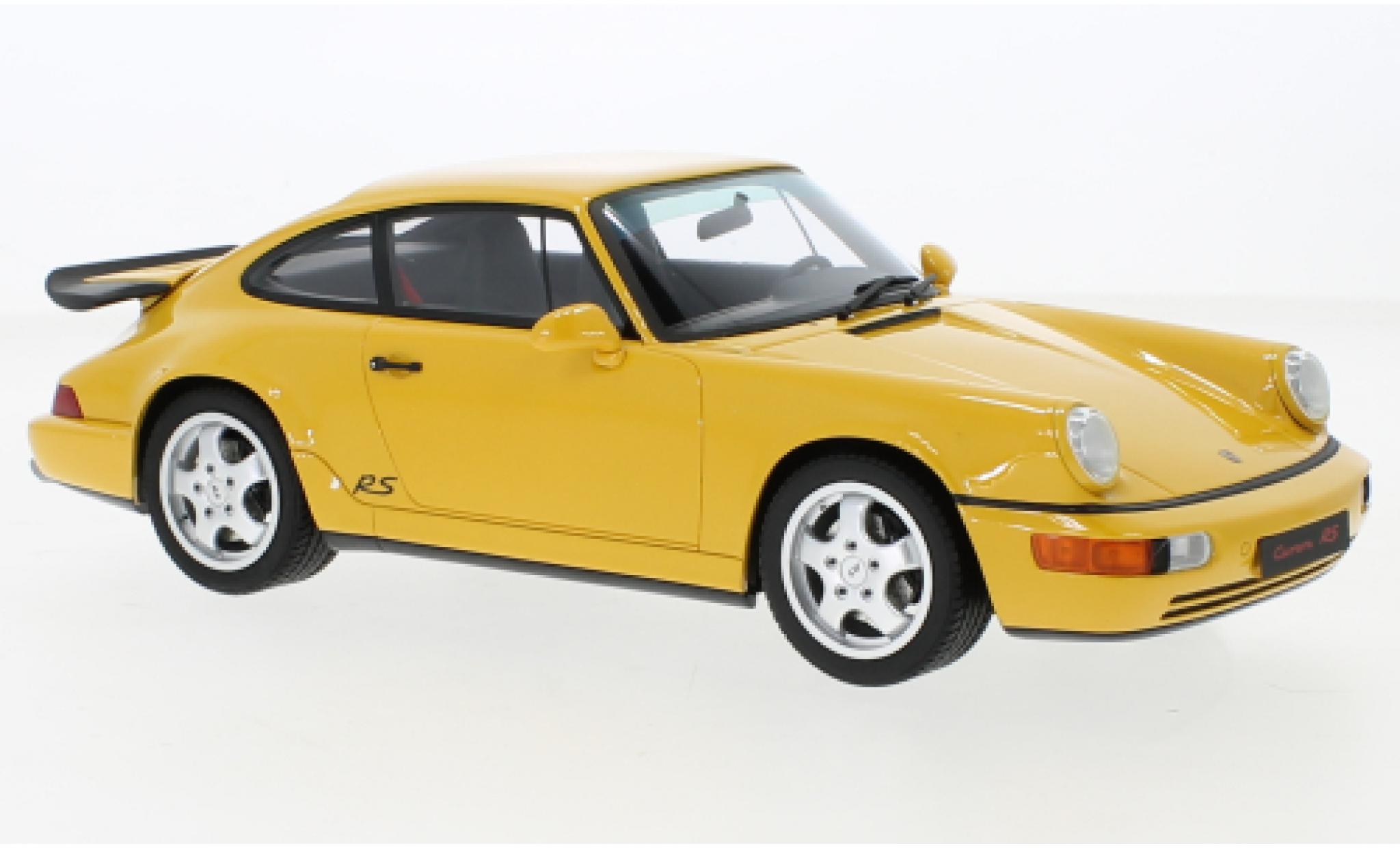 Porsche 993 1/18 GT Spirit 911 (964) RS America giallo 1 modellino in miniatura