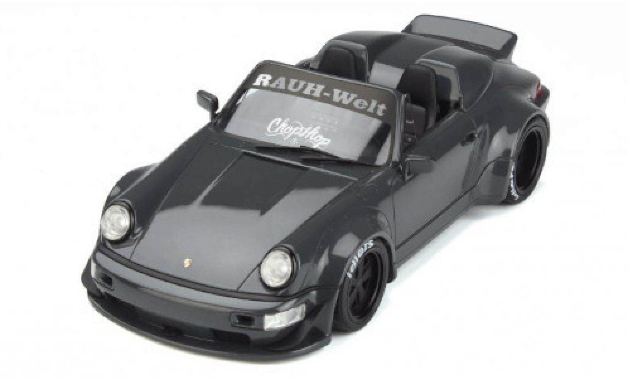 Porsche 964 RWB 1/18 GT Spirit 911  Body-Kit Yabai grigio modellino in miniatura