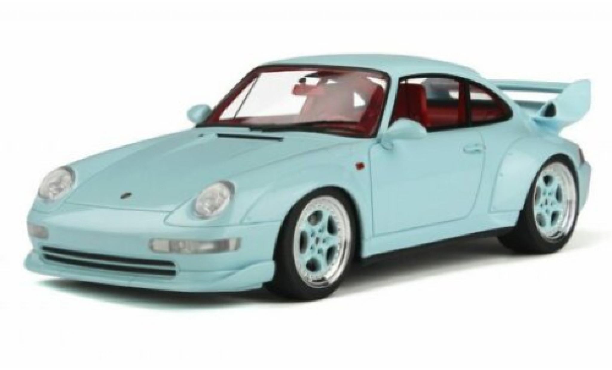 Porsche 993 1/18 GT Spirit 911  GT turchese 1996 modellino in miniatura