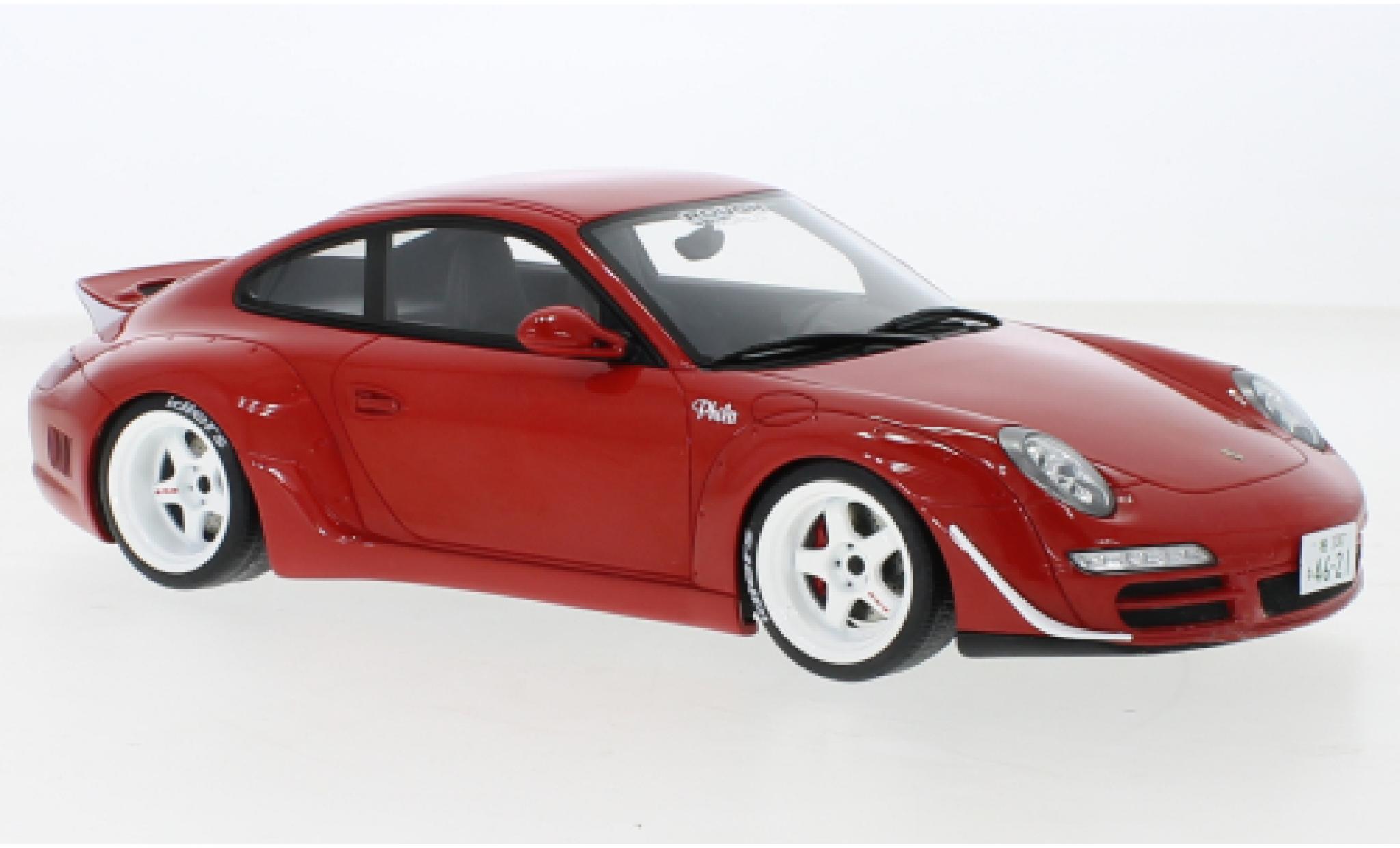 Porsche 911 1/18 GT Spirit RWB rosso Aka Phila 2021 modellino in miniatura