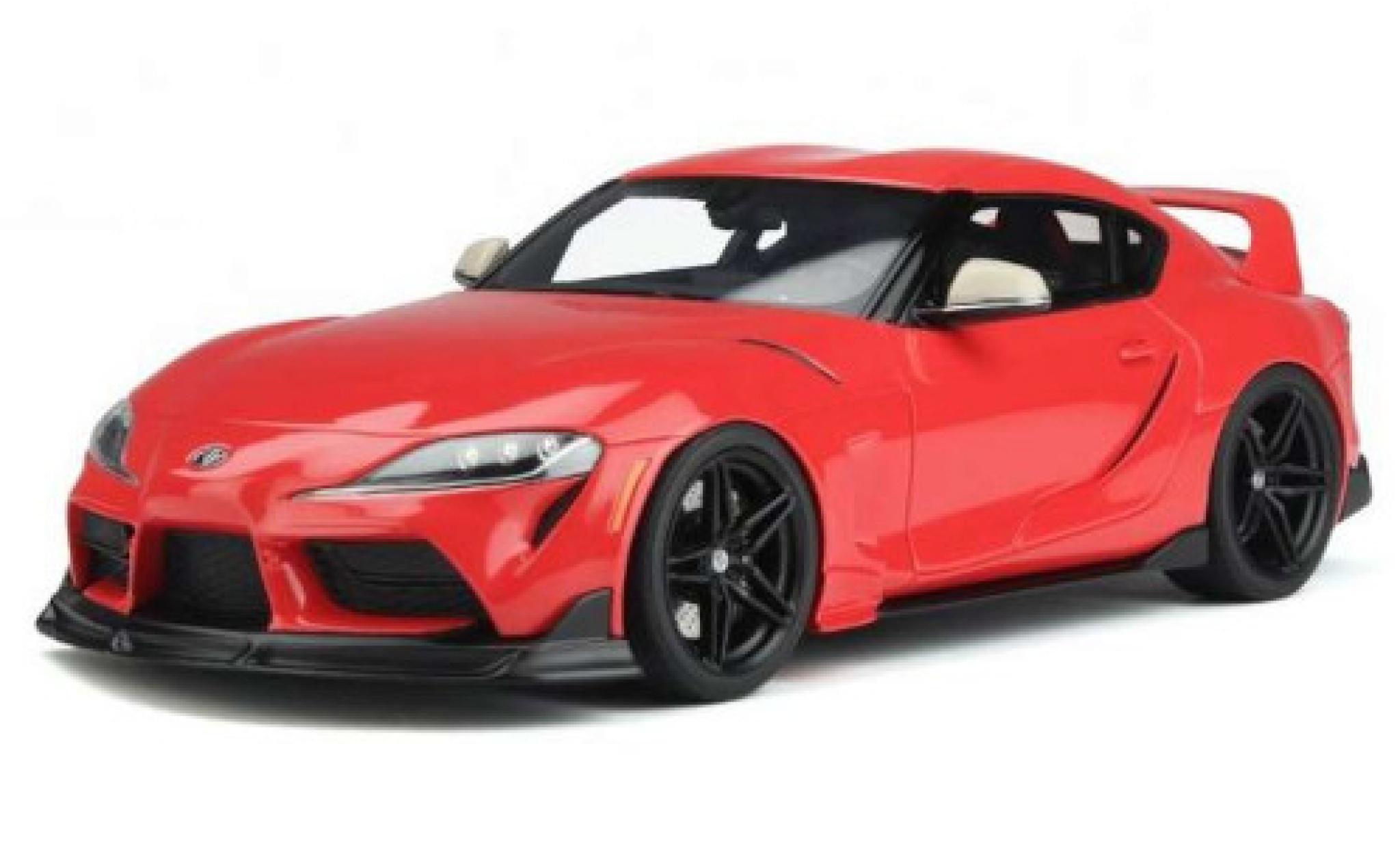 Toyota Supra 1/18 GT Spirit GR Heritage Ediiton rosso 2019 modellino in miniatura