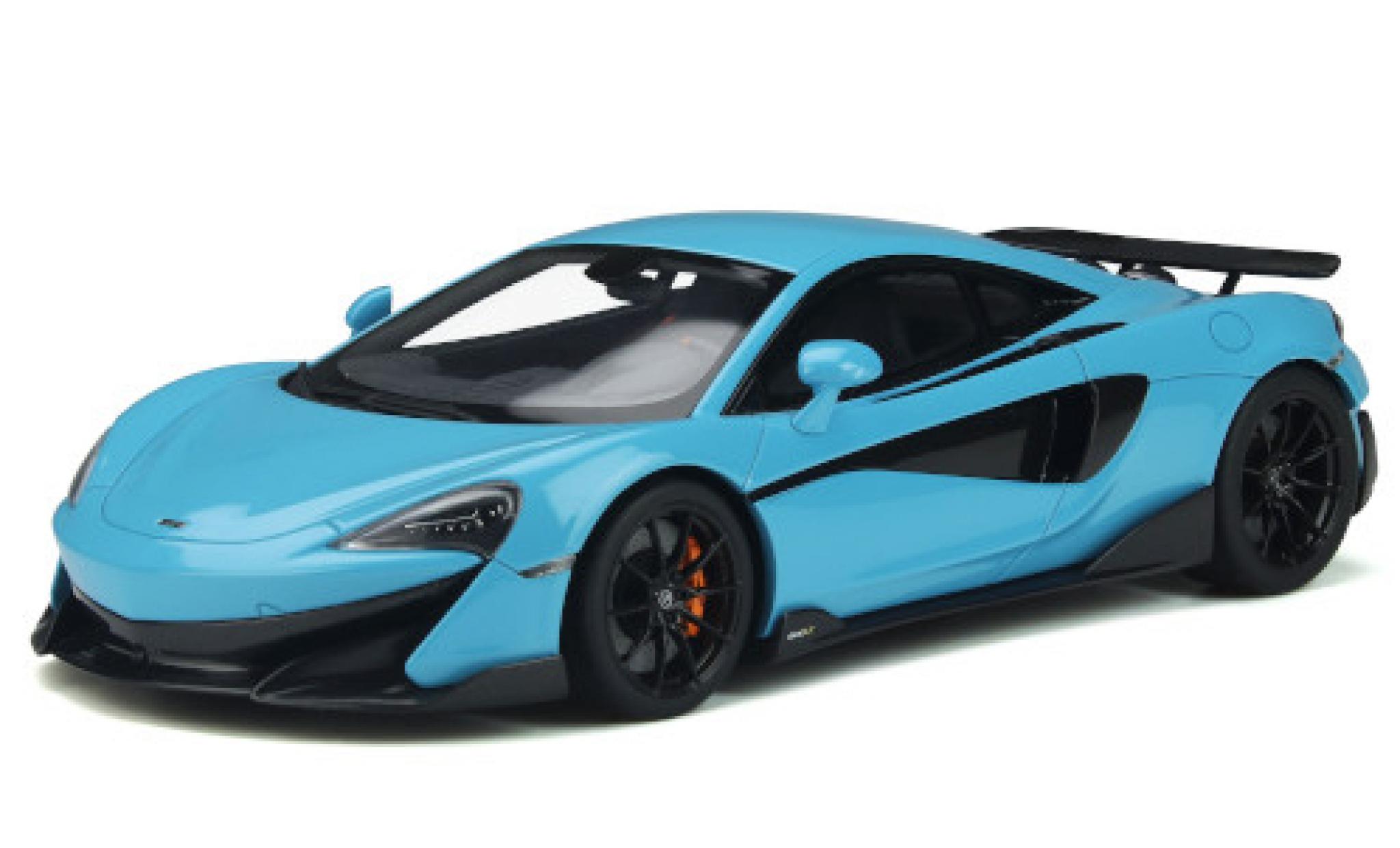 McLaren 600 1/18 GT Spirit LT blu 2018 modellino in miniatura
