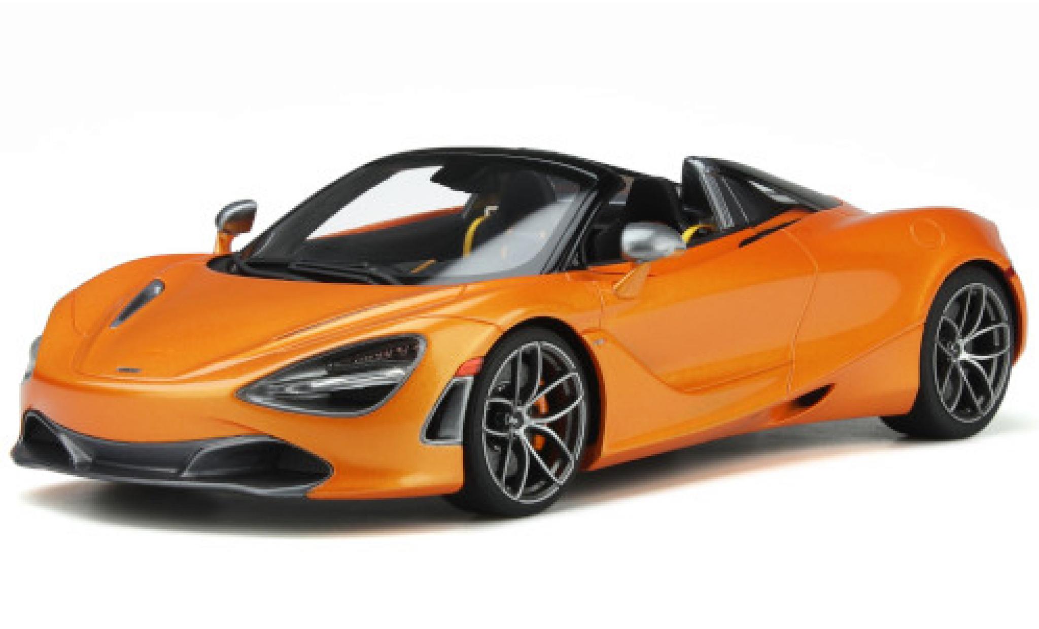 McLaren 720 1/18 GT Spirit S Spider metallico orange 2018 modellino in miniatura