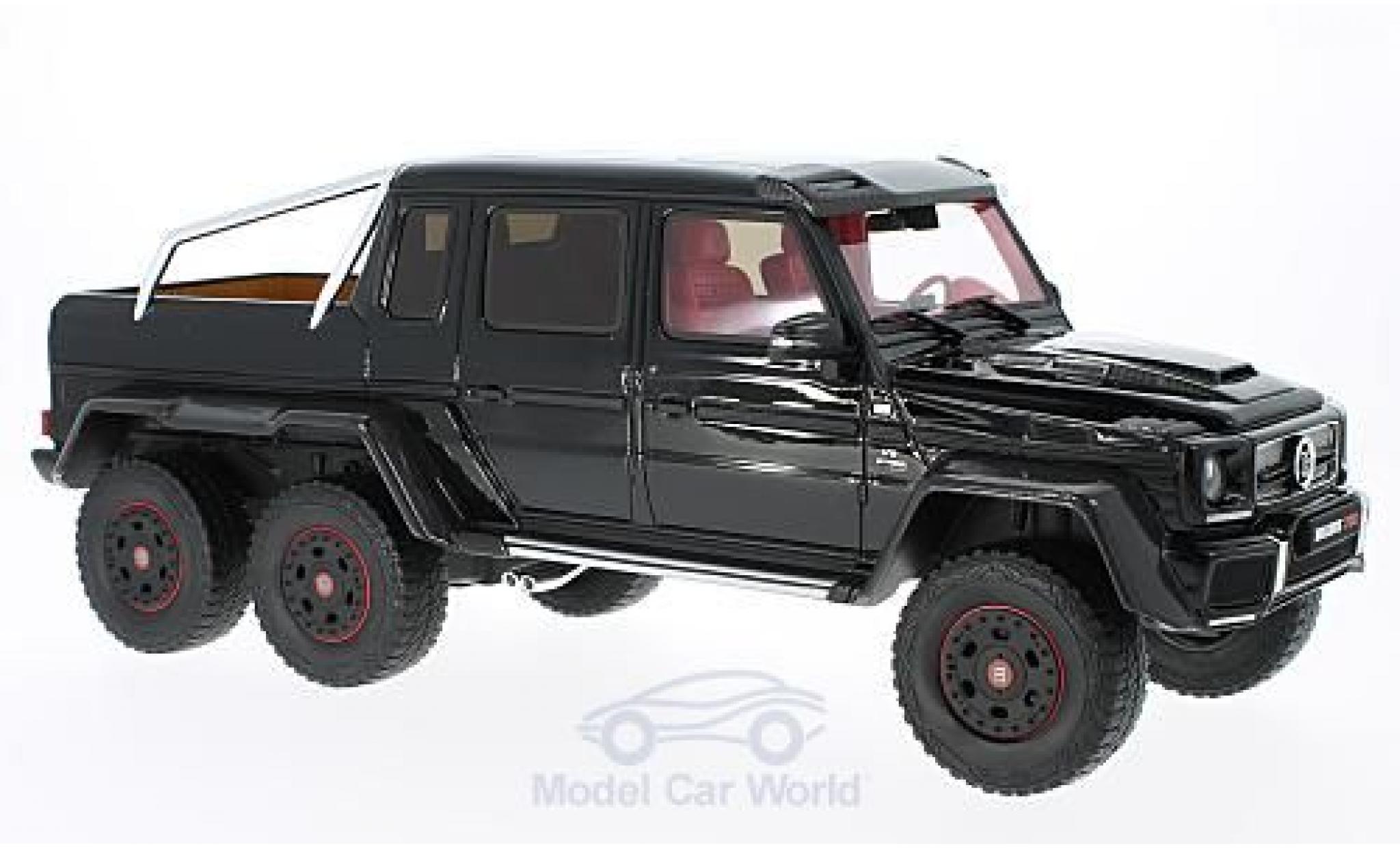 Mercedes 700 1/18 GT Spirit 6x6 Brabus metallico nero modellino in miniatura
