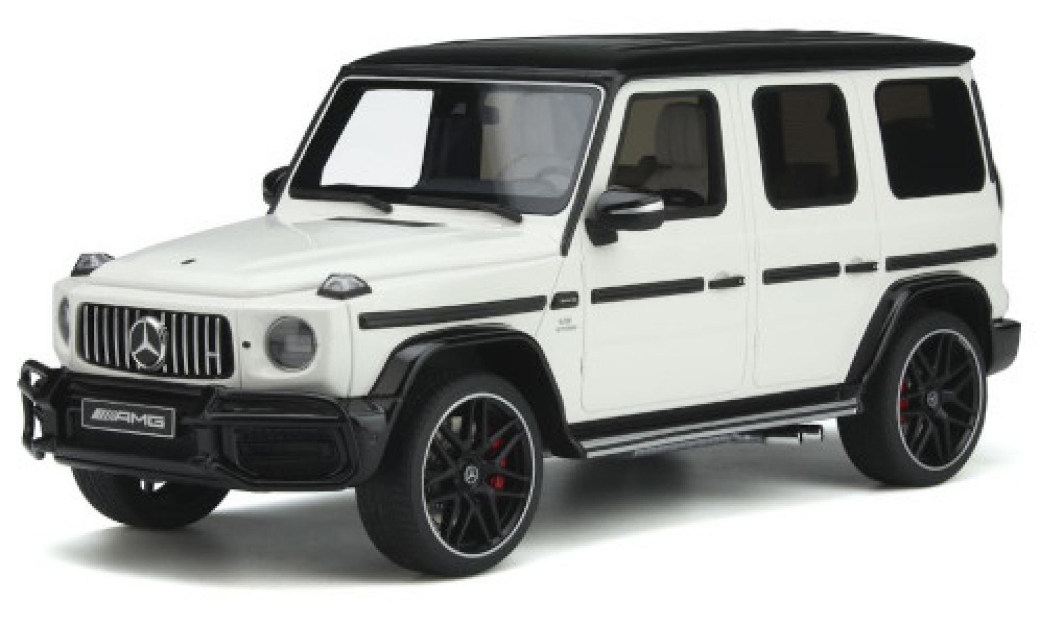 Mercedes Classe G 1/18 GT Spirit AMG G63 bianco/nero 2018 modellino in miniatura