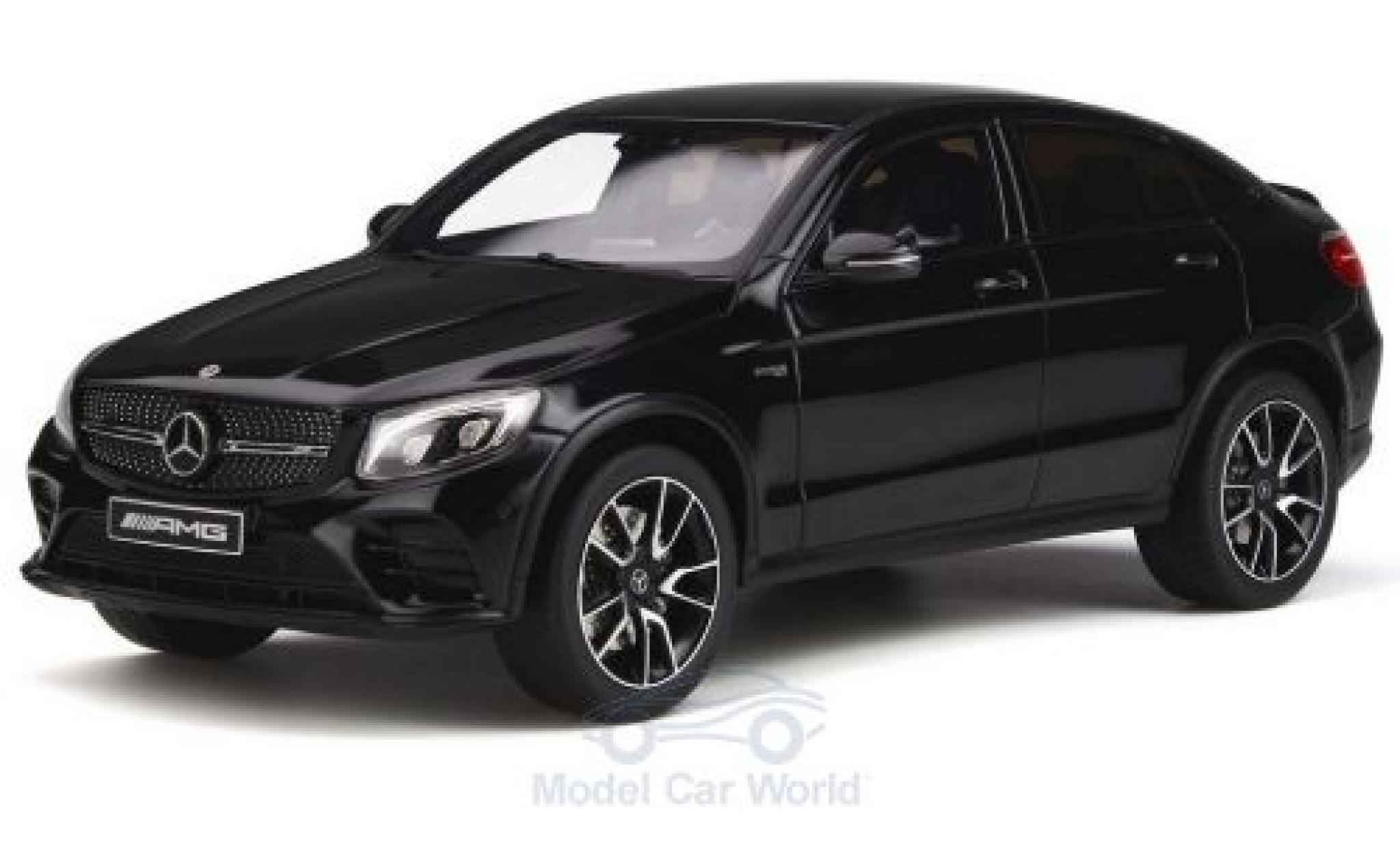 Mercedes Classe C 1/18 GT Spirit AMG GLC 43 Coupe nero 2019 modellino in miniatura