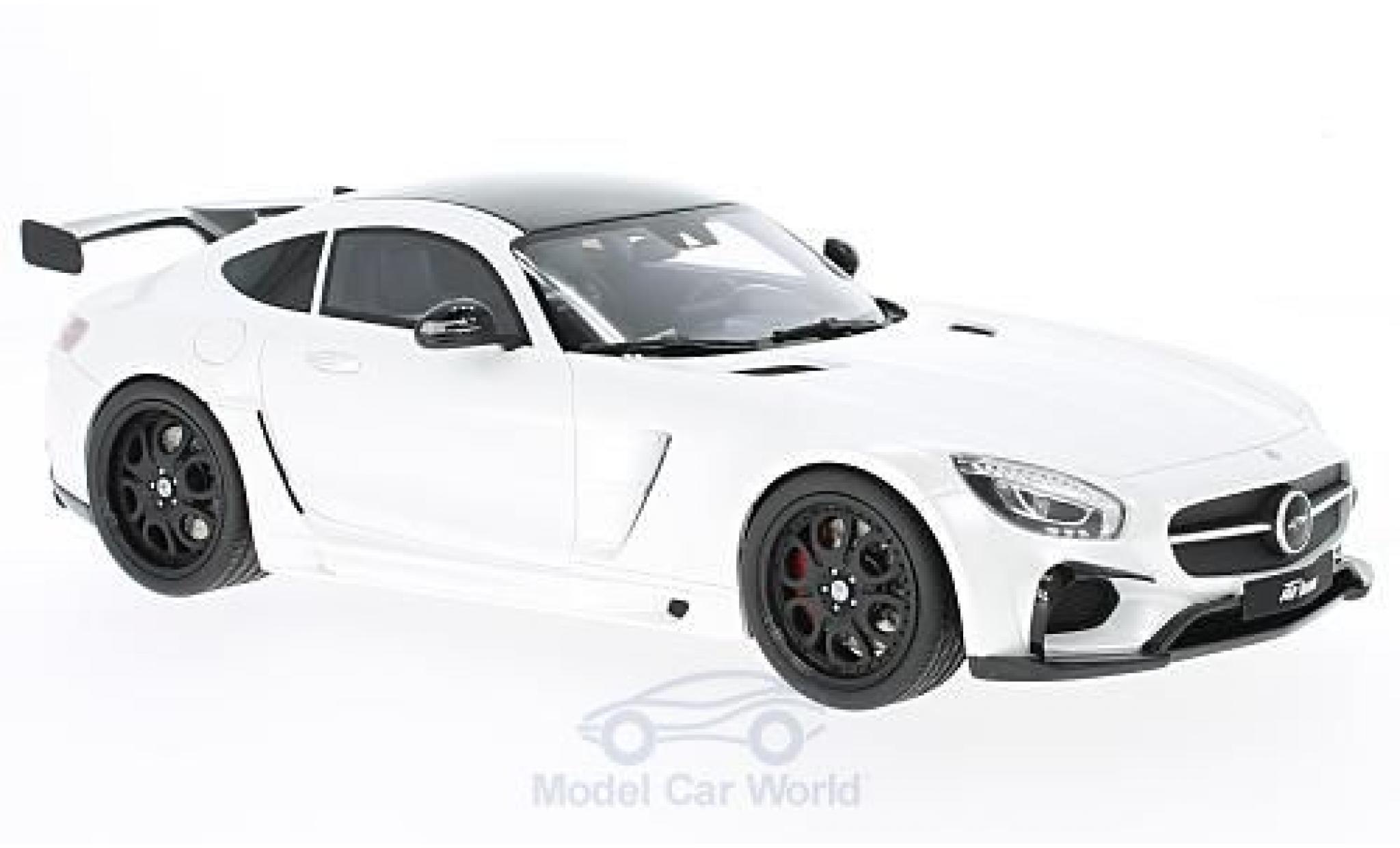 Mercedes AMG GT 1/18 GT Spirit FAB Design Areion metallico bianco/nero modellino in miniatura
